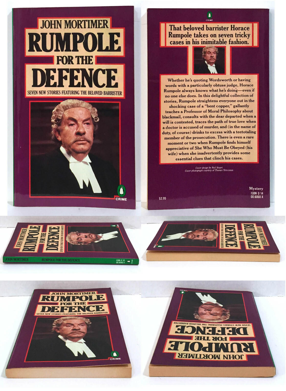RUMPOLE by John Mortimer Lot of 4 mm paperback GOLDEN THREAD RETURN DEFENCE+