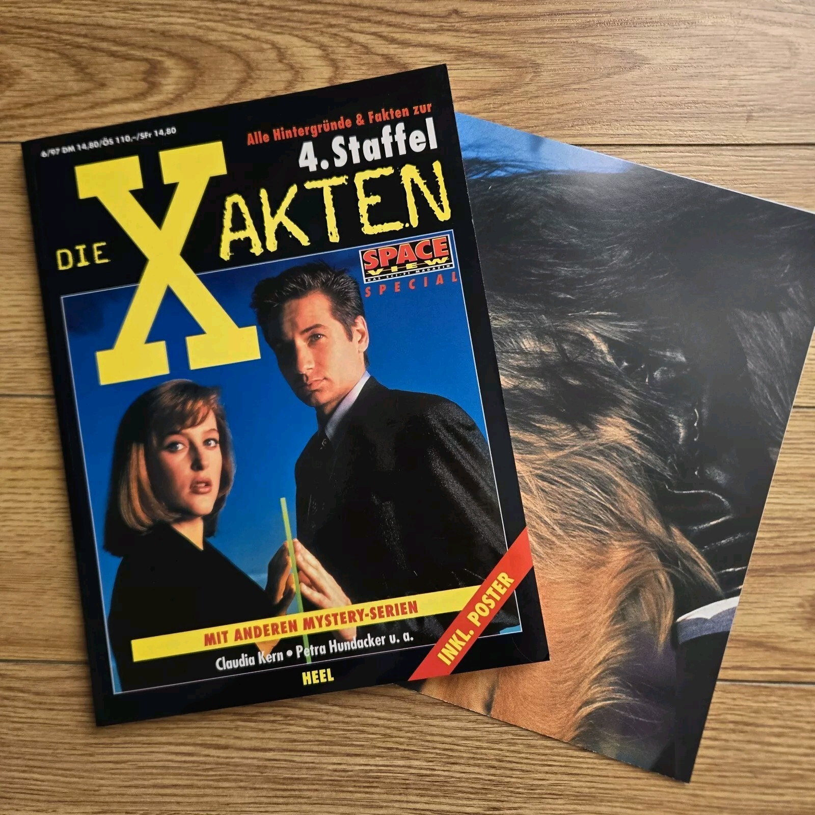 THE X-Files (DIE X AKTEN) GERMAN IMPORT – SPACE VIEW SPECIAL – SEASON 4 + POSTER