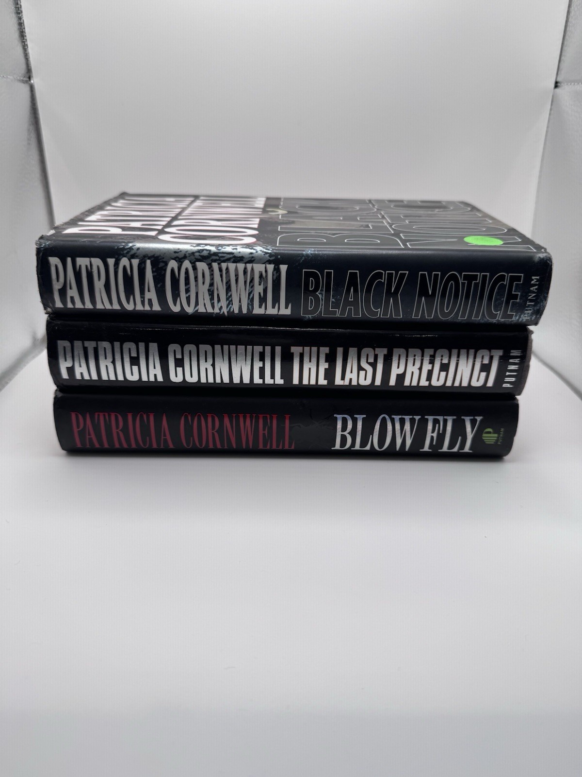 Patricia Cornwell Hardcover Lot 3 Black Notice Last Precinct Blow Fly Crime