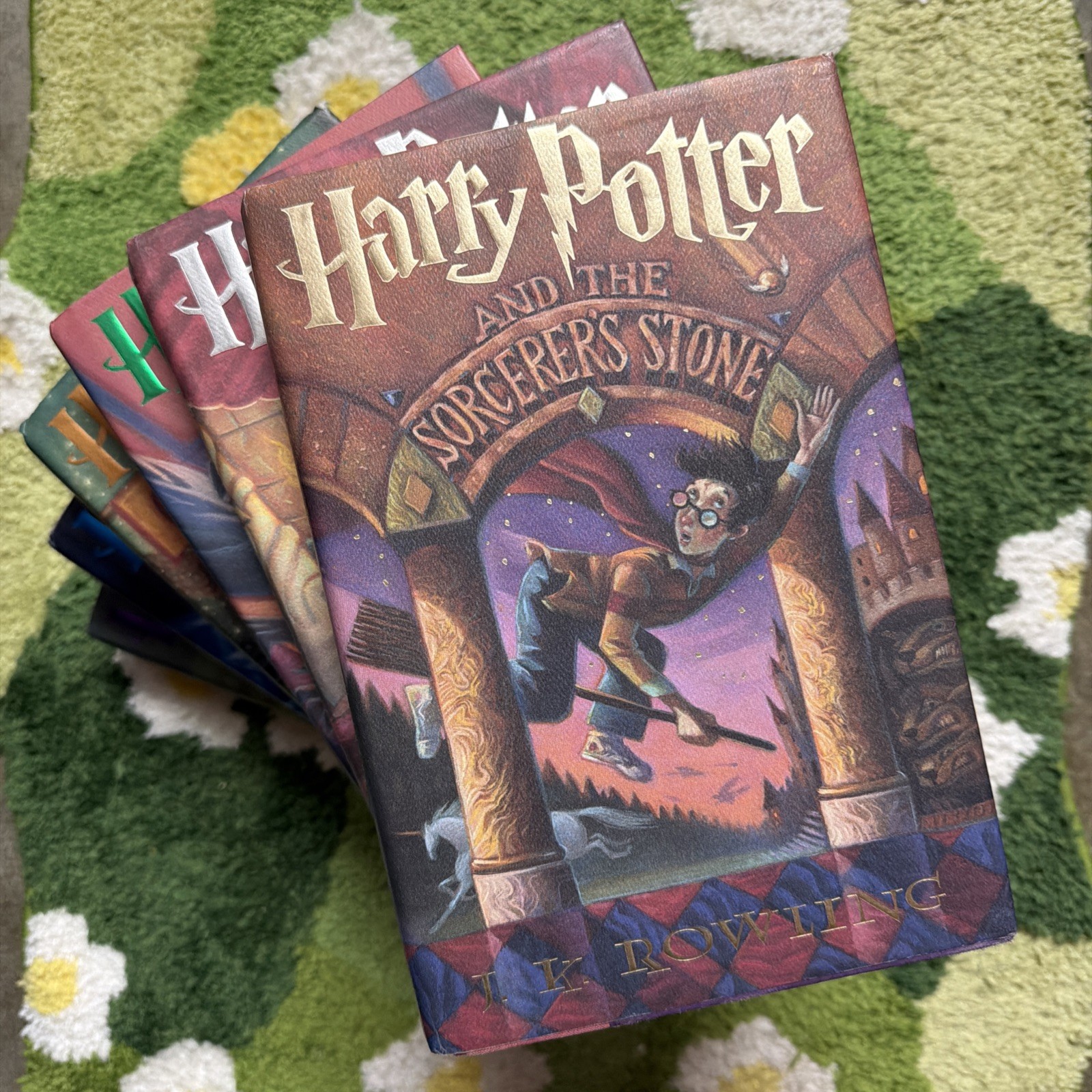 Harry Potter Volume 1-6 Book Set 1st Edition Hardcover w/ Dust Jacket Pre-Owned