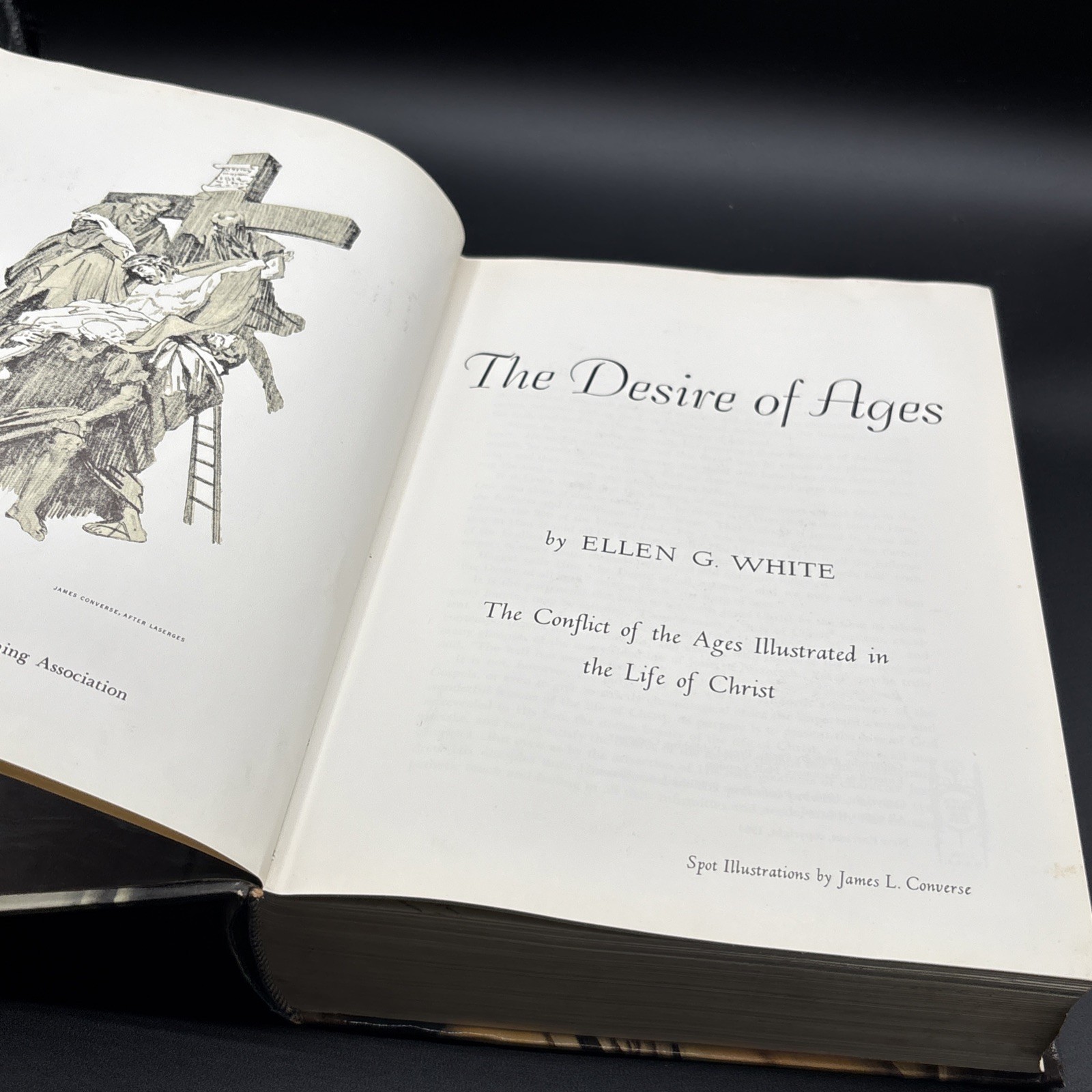 Illustrated 1964 Hardcover The Desire Of The Ages Life Of Christ By Ellen White