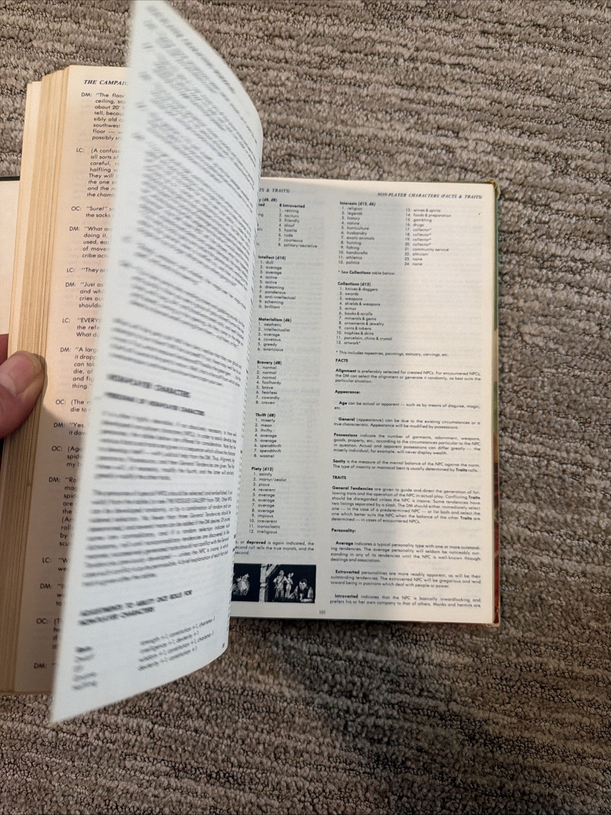 Dungeons Dragons AD&D Dungeon Master’s Guide TSR 1979 Revised Edition READ DESCR