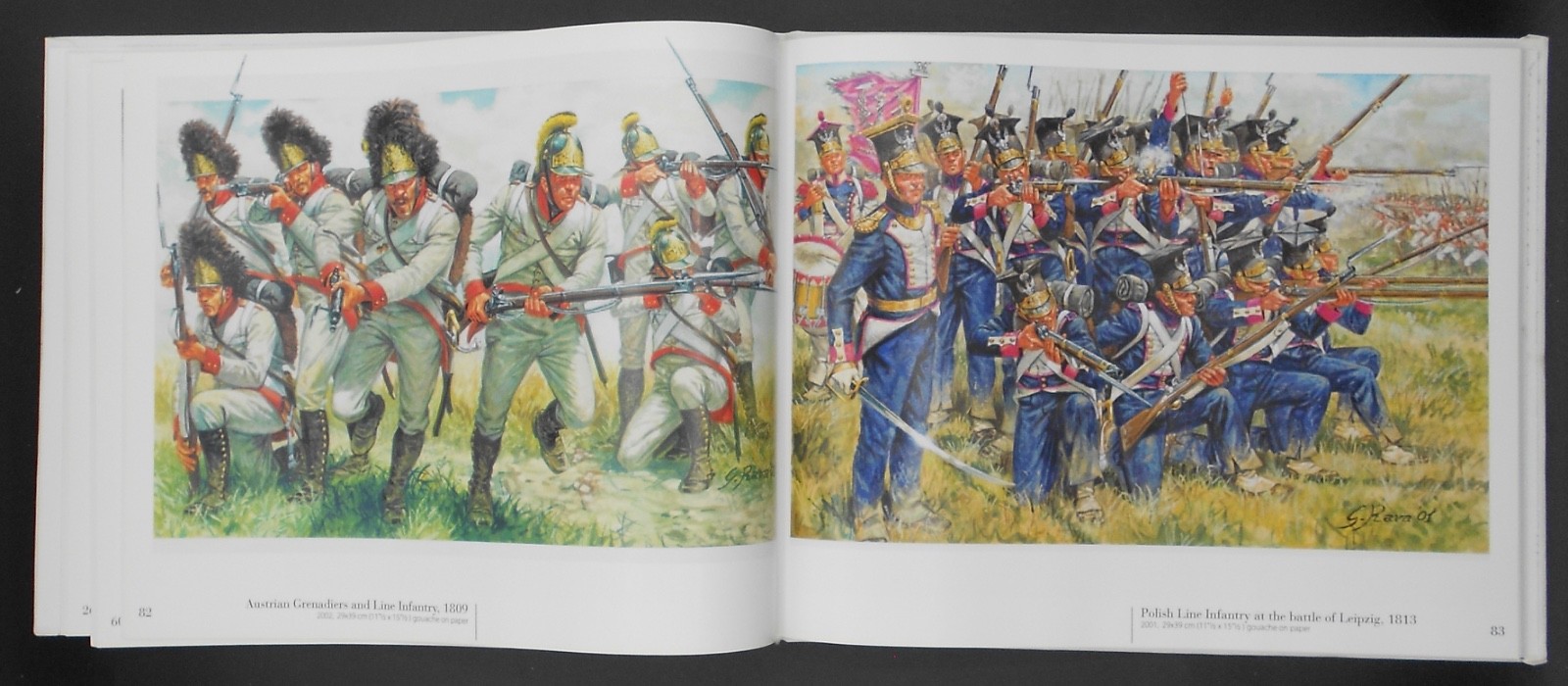 ART OF GIUSEPPE RAVA 2016 1ST EDITION HC VG, ALMOST 200 MILITARY HISTORY ILLUSTR