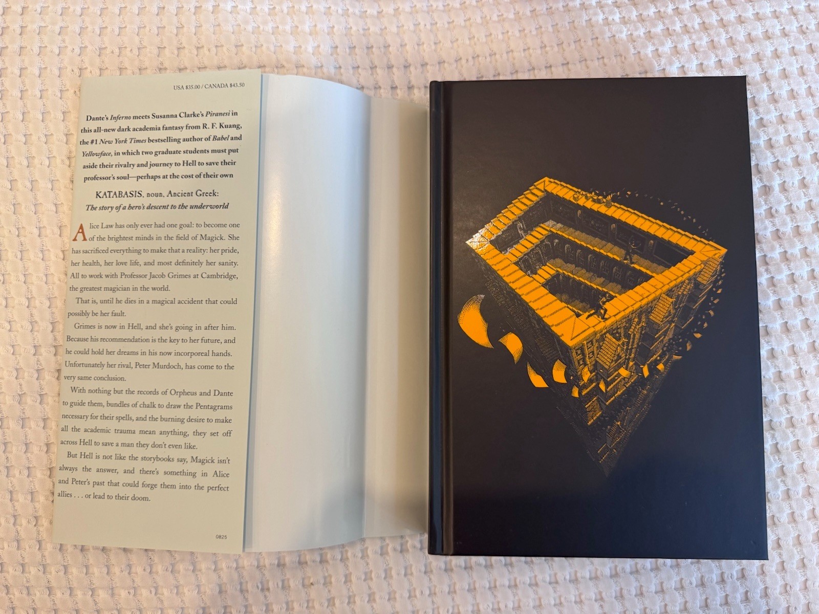 Signed “Katabasis” R.F. Kuang Deluxe Ltd. Ed. HC | First Edition Print | N-O-S
