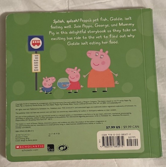 Peppa’s First Pet, 2015, Children’s Board Book, Peppa Pig, Great for Kids/Babies
