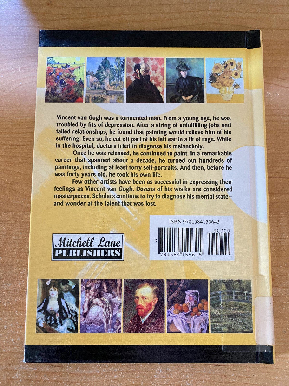 Art Profiles For Kids Ser.: Vincent Van Gogh, Jim Whiting 2008 Library VERY GOOD