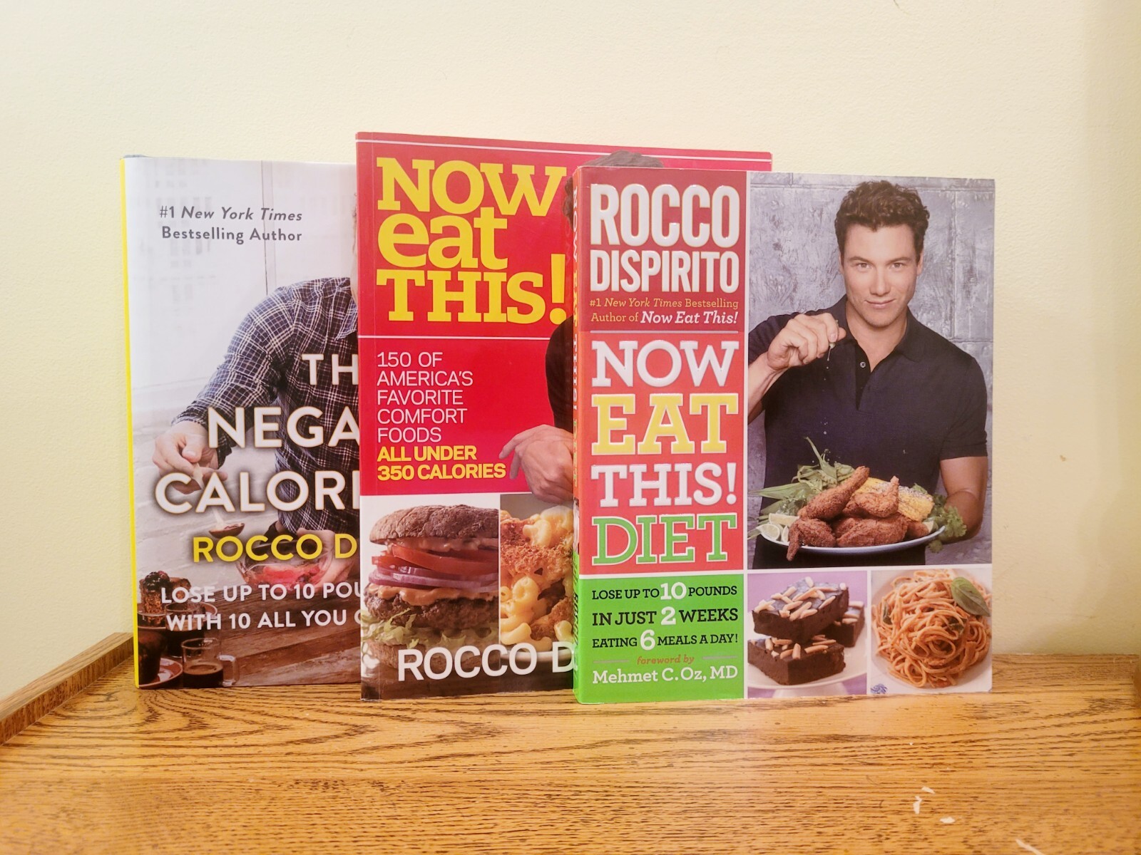 Rocco Dispirito Book Lot The Negative Calorie Diet Now Eat This Diet