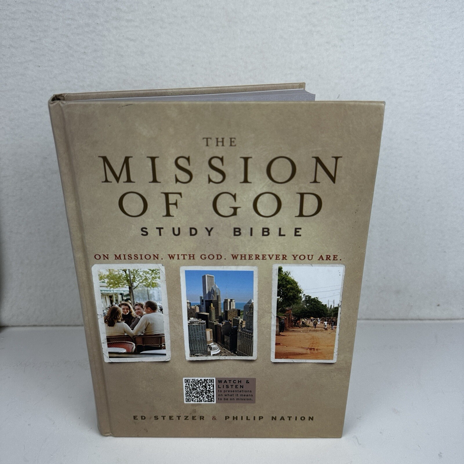 Unused The Mission of God Study Bible Hardcover Simulated Leather Philip Nation