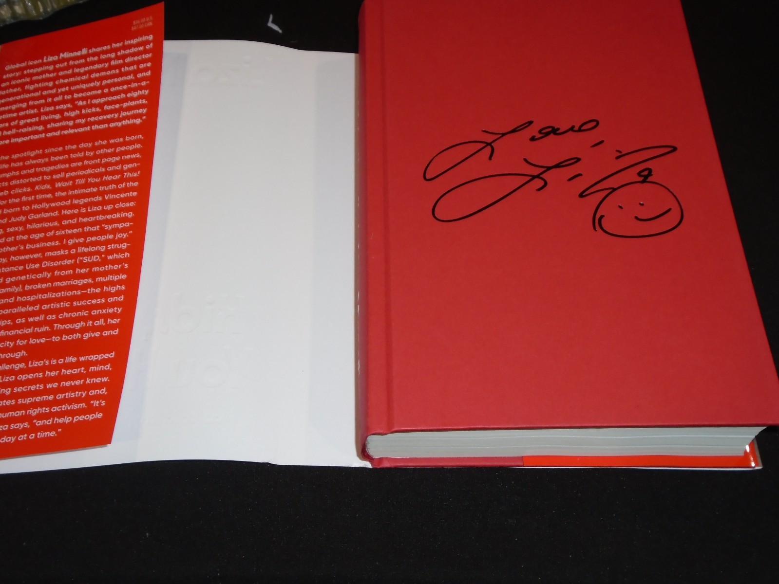 Signed Liza Minnelli EGOT Kids, Wait Till You Hear This! US1ST Memoir NO AUTOPEN