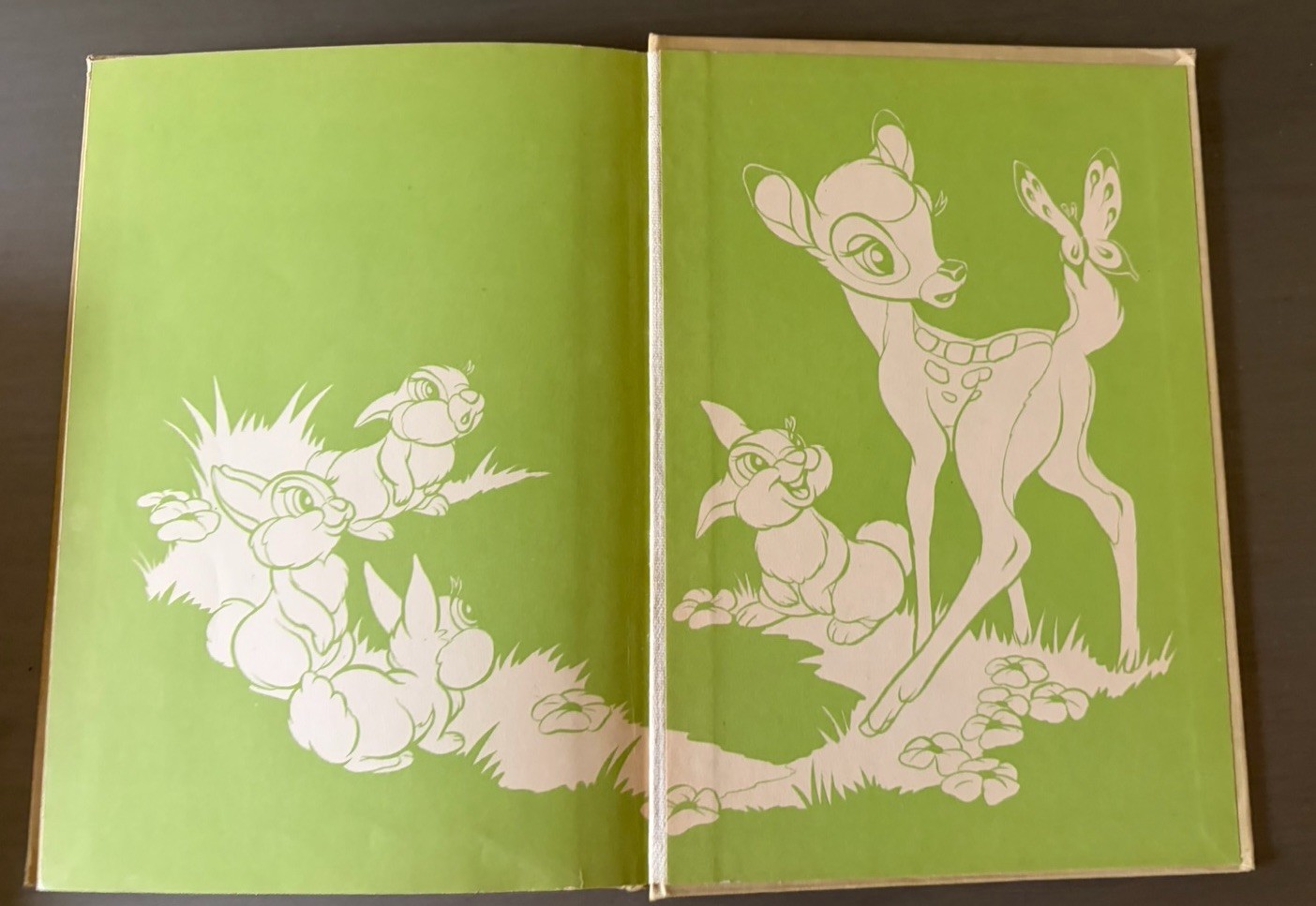 Vintage Walt Disney’s BAMBI by Idella Purnell 1944 Hardcover Color Illustrations