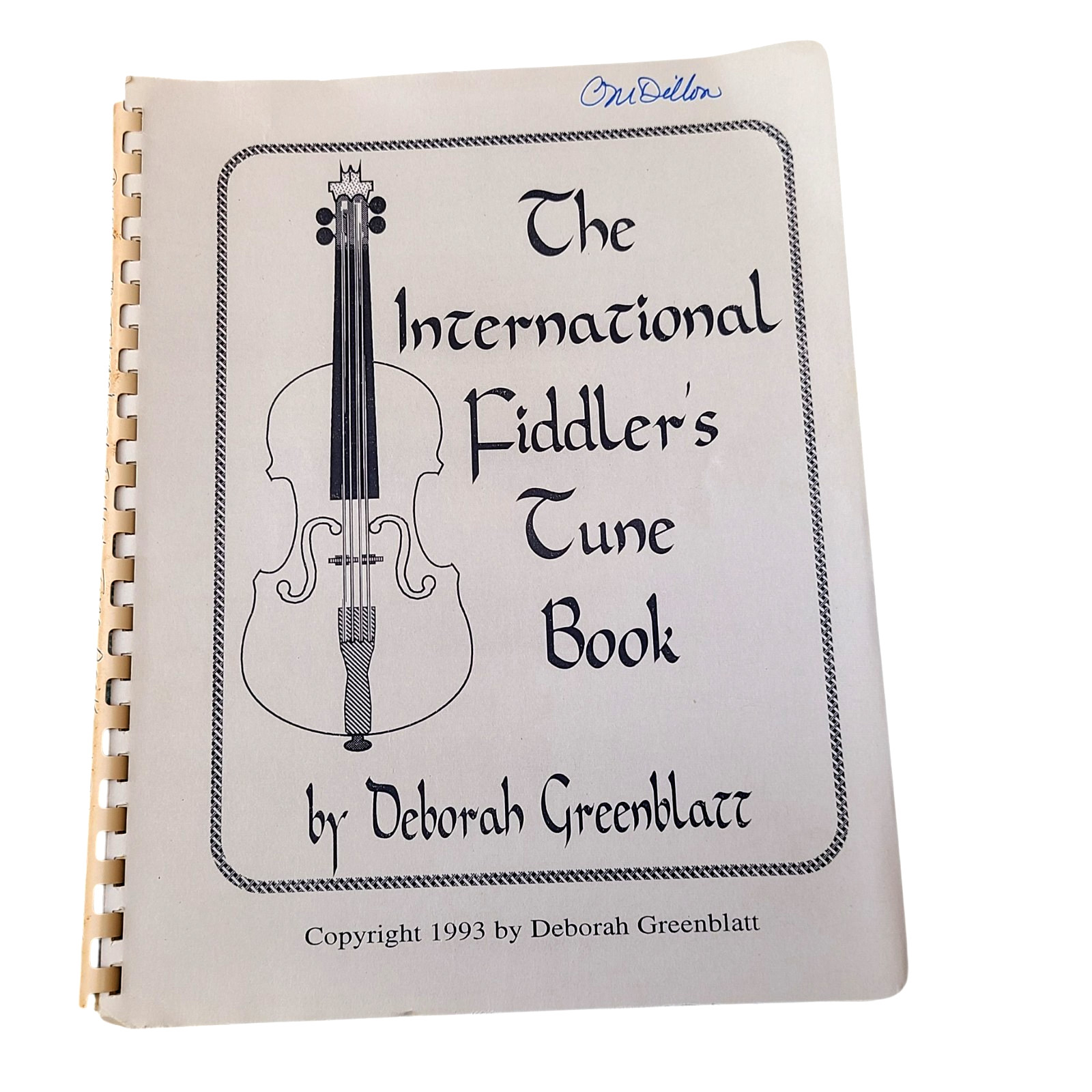 International Fiddler’s Tune Book Deborah Greenblatt Music Fiddle w/ 52 Tunes