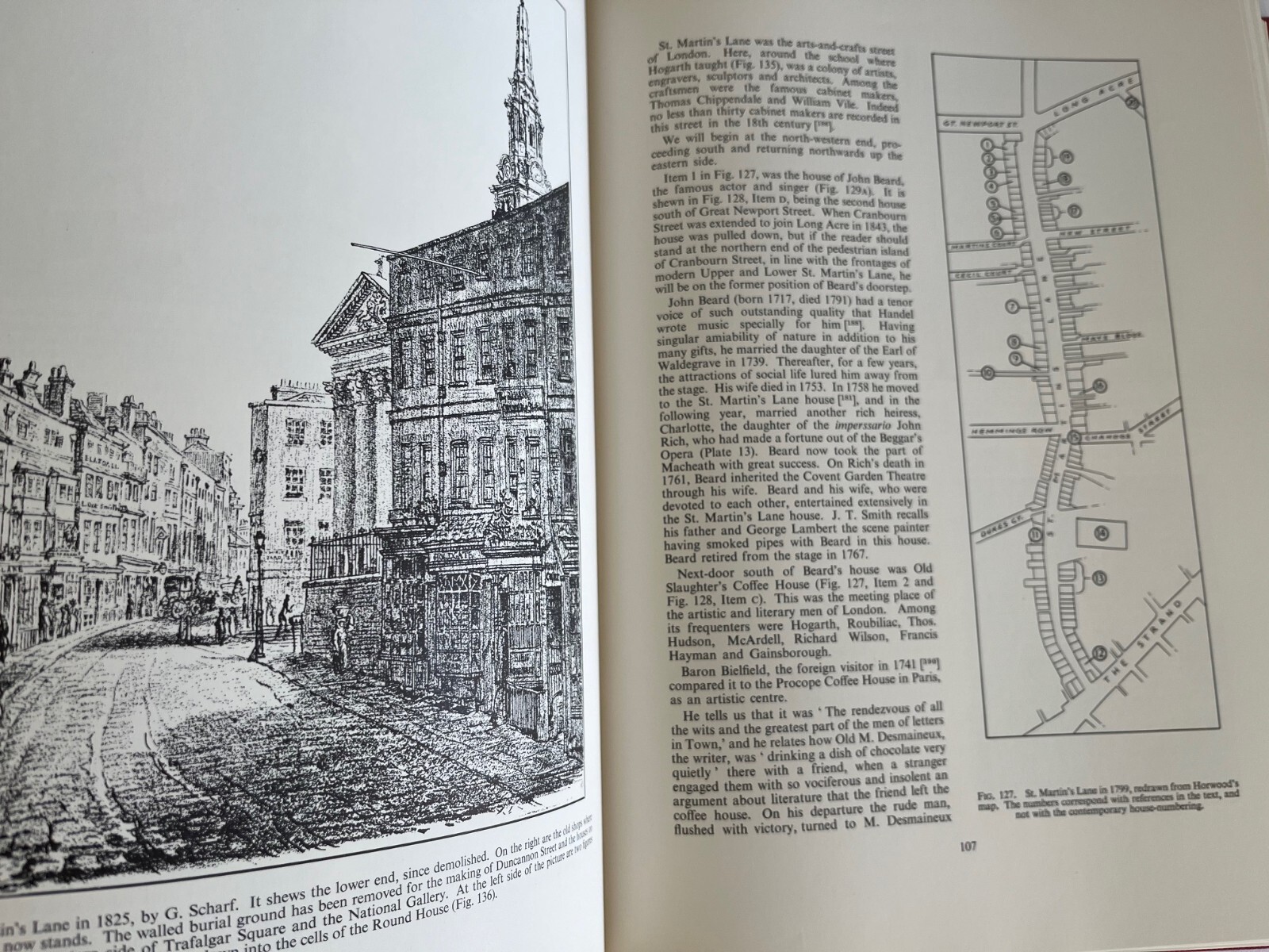 MID-GEORGIAN LONDON topographical and social survey LONDON 1750 ~ Hugh Phillips