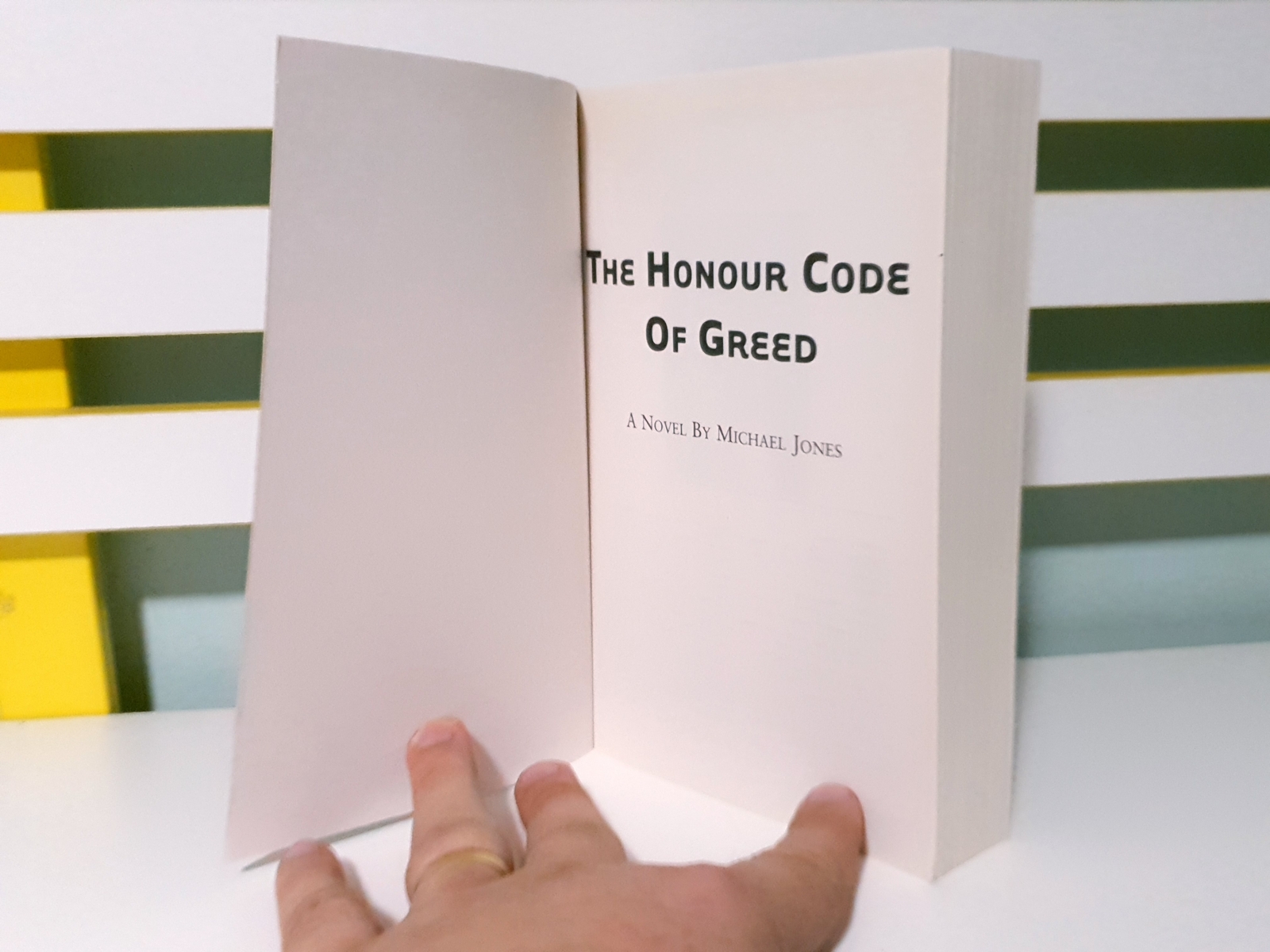 The Honour Code of Greed! PB Book by Michael Jones