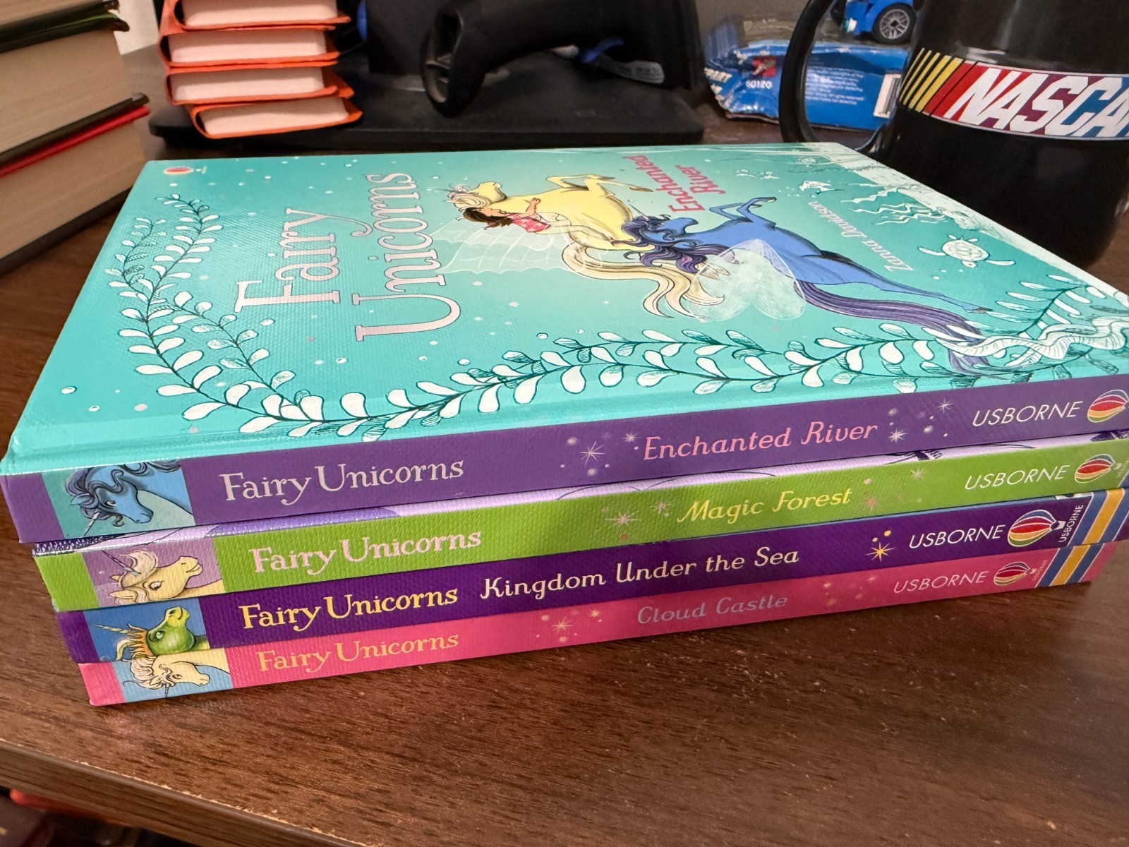 Lot 4 FAIRY UNICORNS Usborne by Zanna Davidson – Hardcover – LN