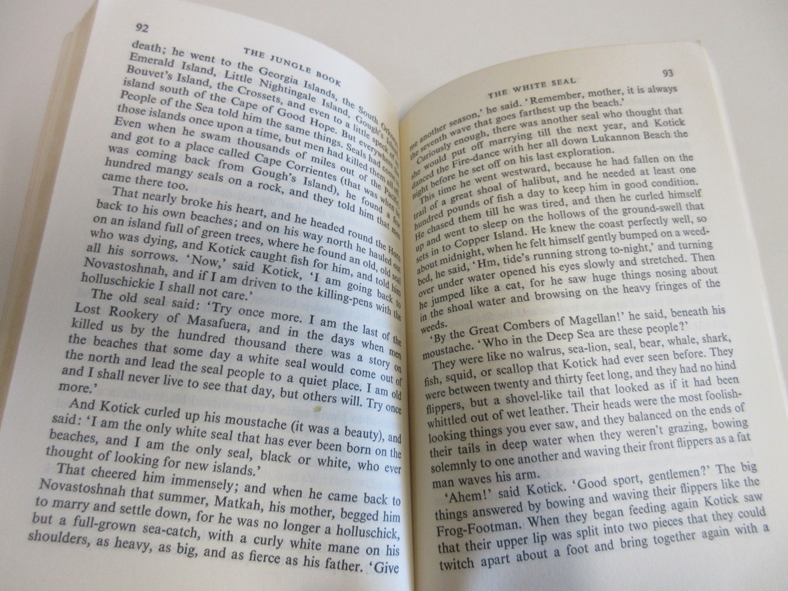 The Jungle Book – Rudyard Kipling – Vintage Paperback Classic – 159 Pages – 1961