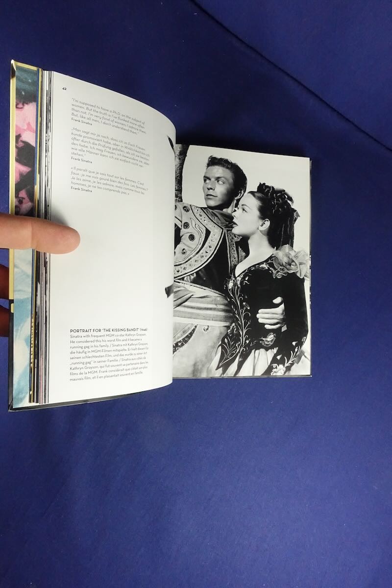 SINATRA Alain Silver TASCHEN MOVIE ICONS BOOK Frank Sinatra Photos Photography