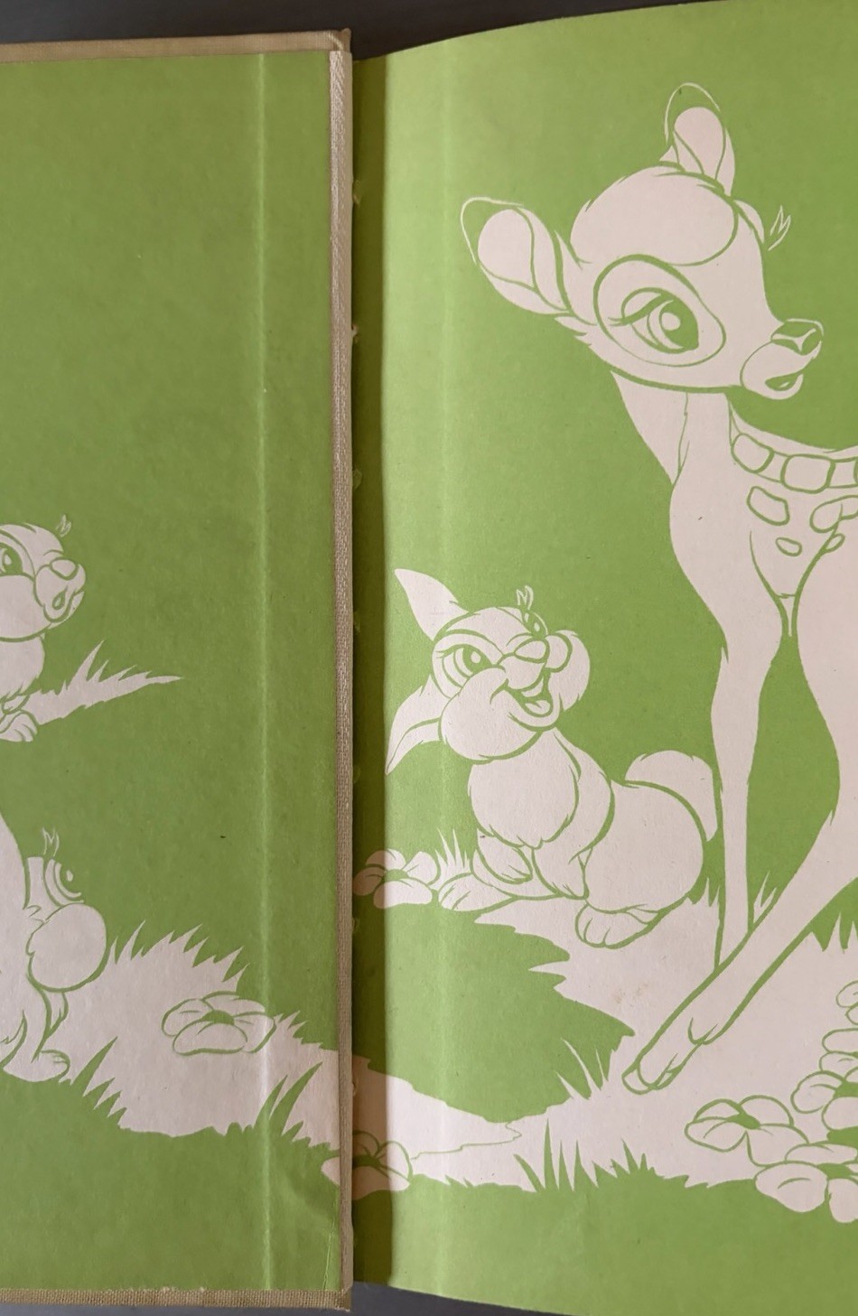 Vintage Walt Disney’s BAMBI by Idella Purnell 1944 Hardcover Color Illustrations