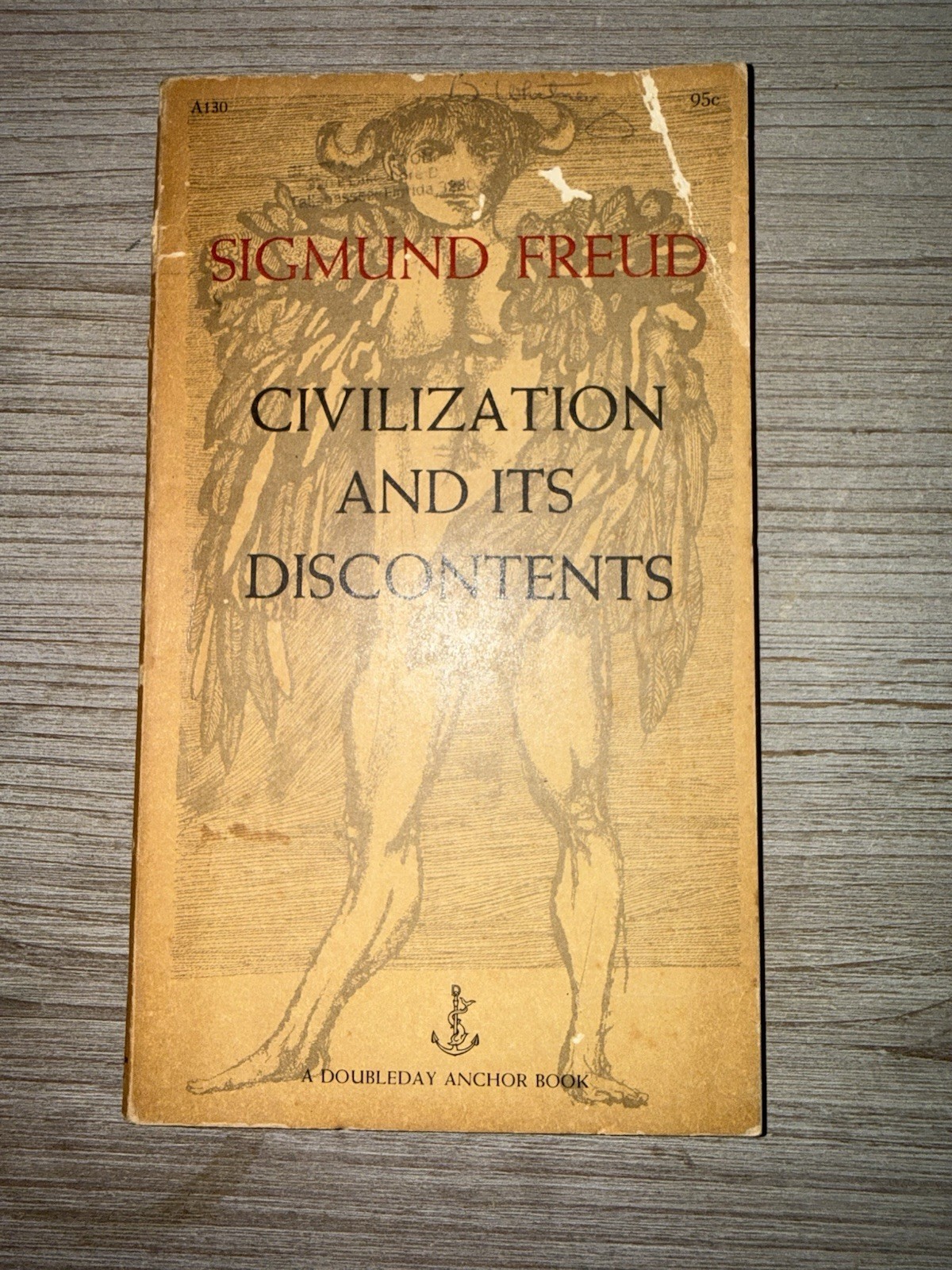 Sigmund Freud Lot 3 Vintage PB Civilization Moses Future Illusion 1957 1958