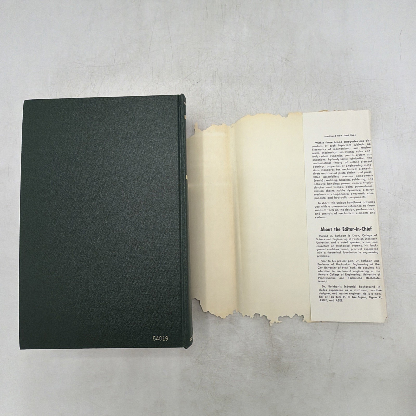1964 Mechanical Design And Systems Handbook By Harold A Rothbart Hardcover