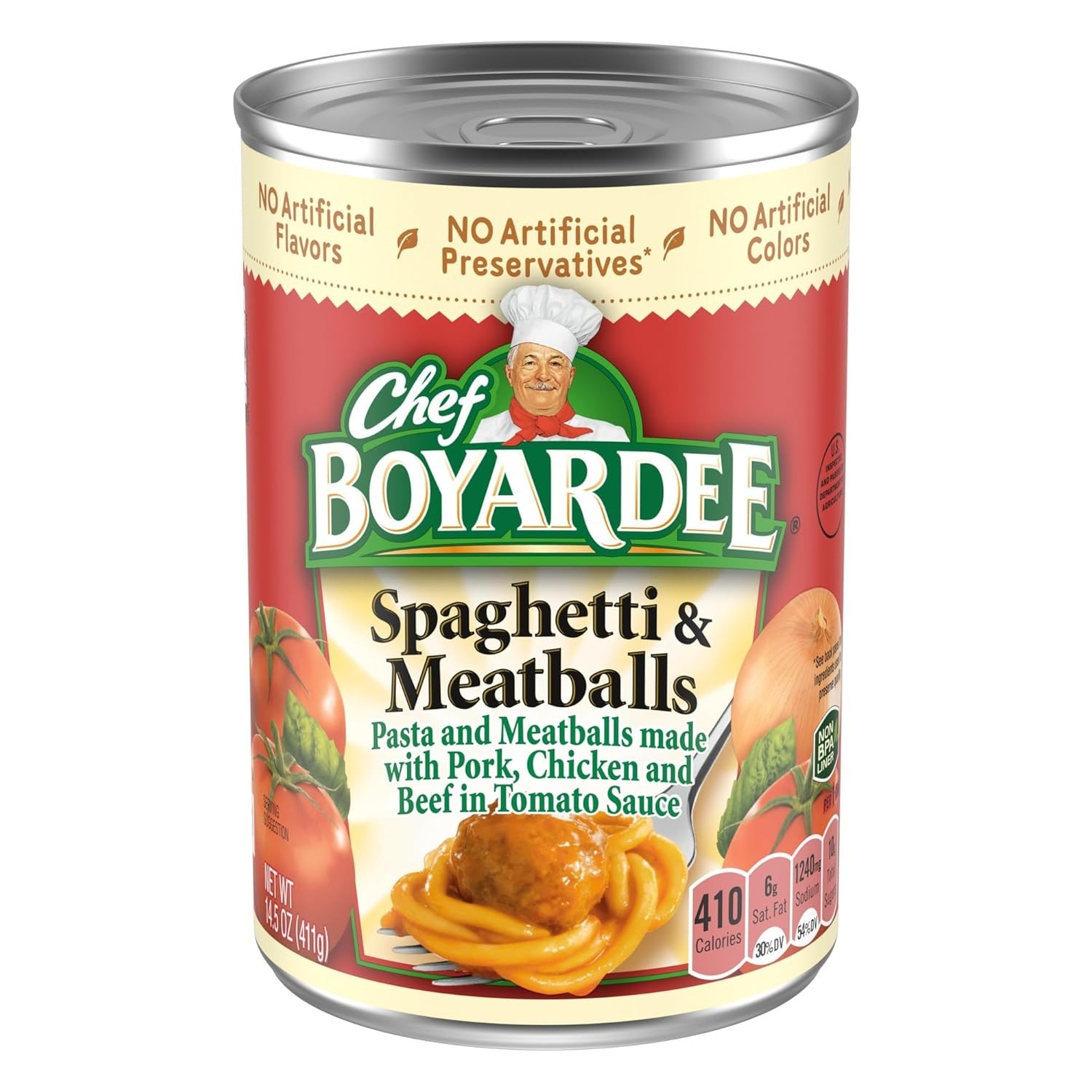 Hearty 14.5 oz Canned Spaghetti & Meatballs – Simple, Nutritious, Fast Dinner