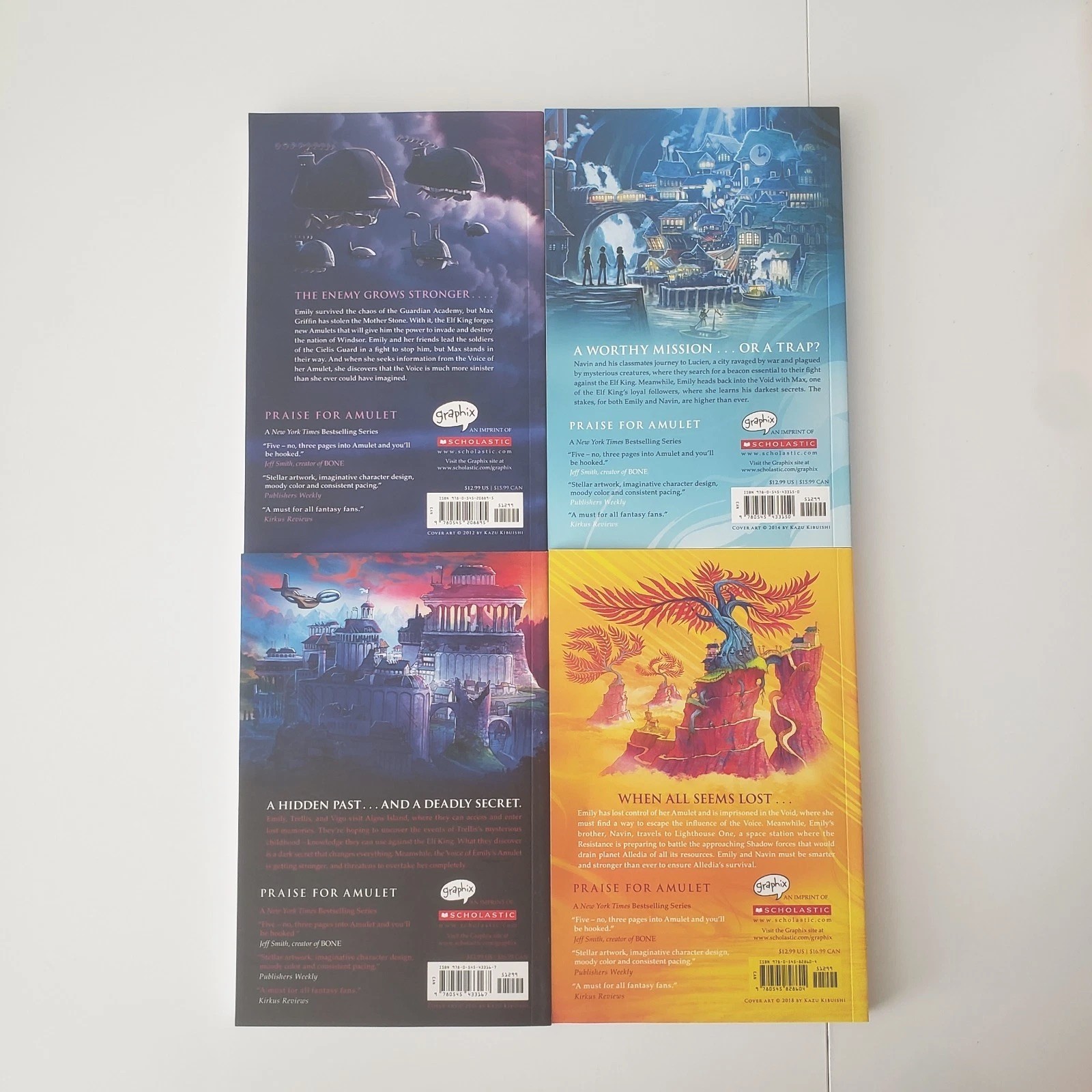 Amulet Complete Box Set Books 1–8 Kazu Kibuishi 2018 TP Graphic Novels