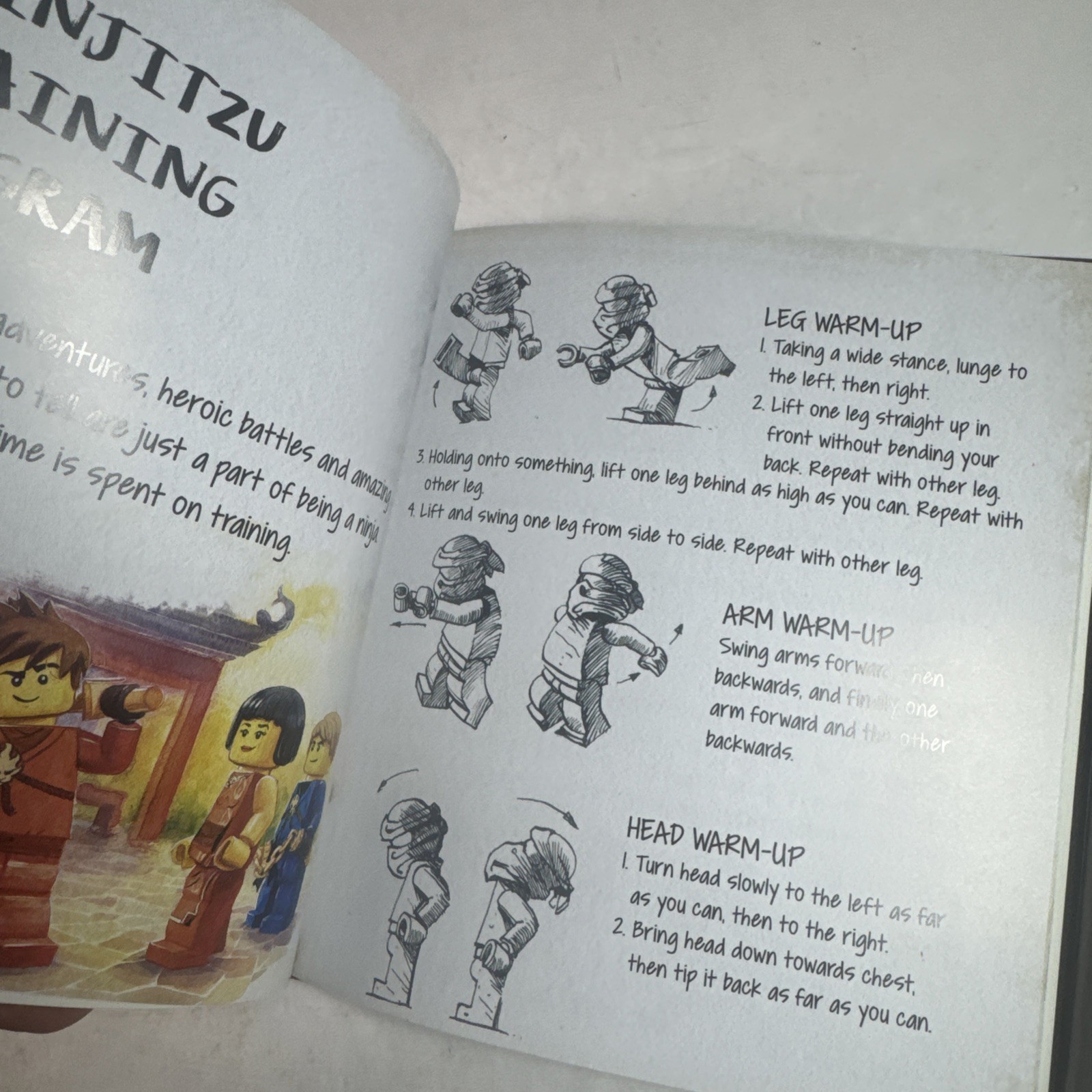 LEGO Ninjago Day In The Life Activity Book Hardcover No Mini fig