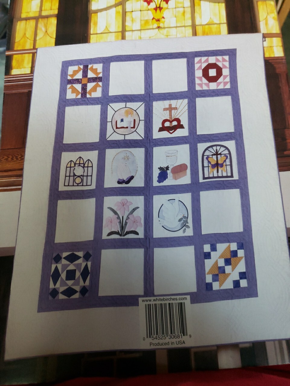 2002 Quilting Inspirational Block Of The Month Book Paper Back 34 Pages Retro