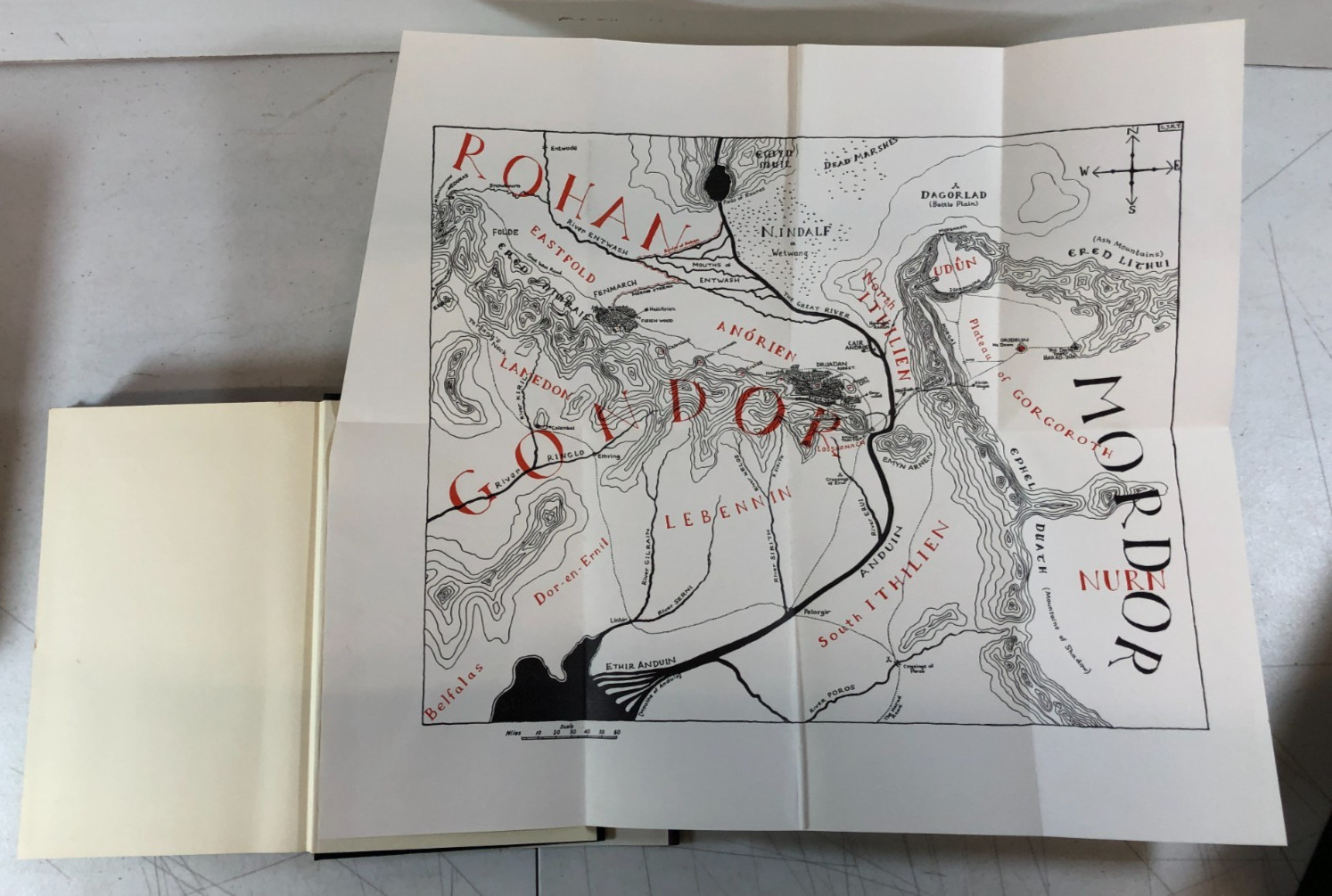 Lord Of The Rings Trilogy J.R.R. Tolkien 2nd Second Edition Maps 1965 Box Set