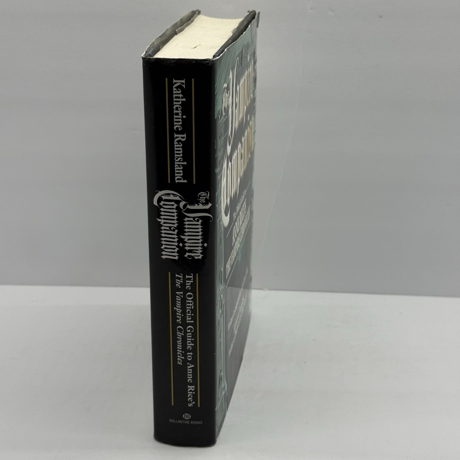 The Vampire Companion by Katherine Ramsland Anne Rice HCDJ 1st Ed 1st Print