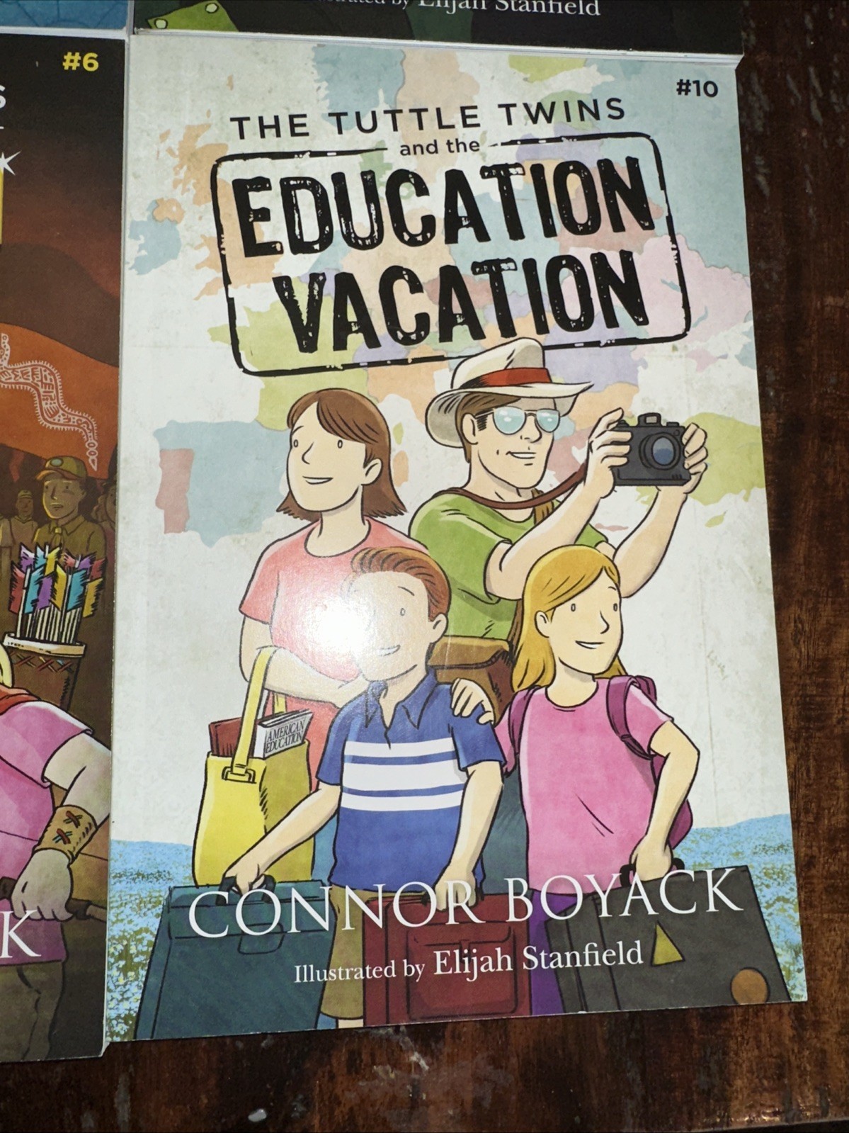 The Tuttle Twins 1-4,6 ,10 Lot 6 Incomplete Connor Boyack Paperback Book Series