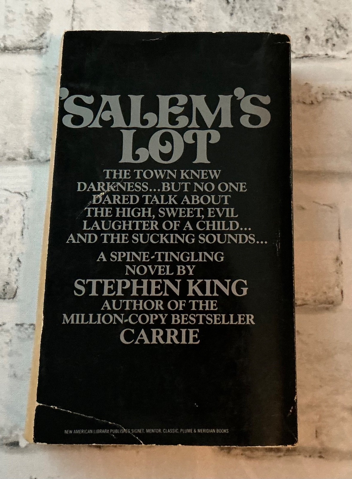Salem’s Lot Stephen King 1st Edition 1st Printing (August 1976) Signet PB Rare