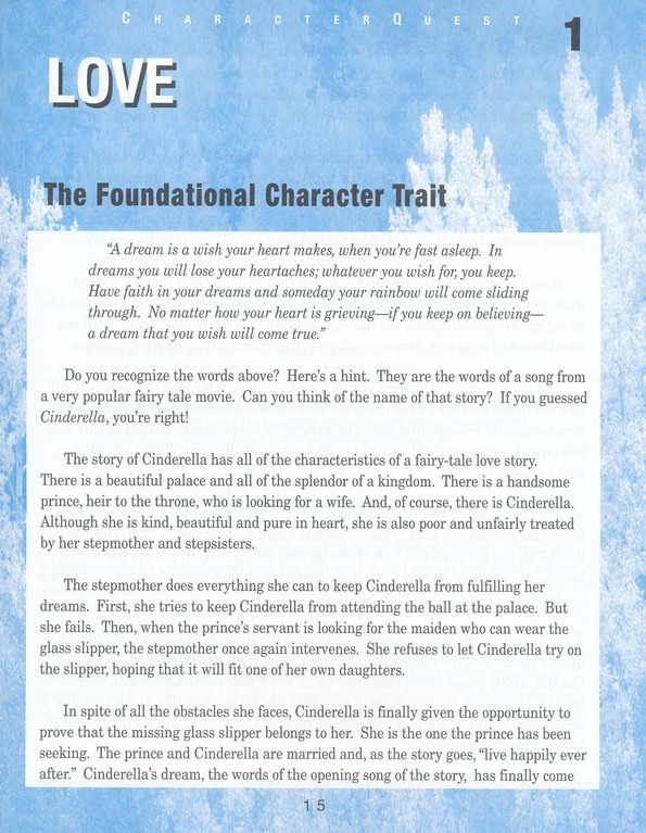Character Quest: Volume 1, Revised, Member Book