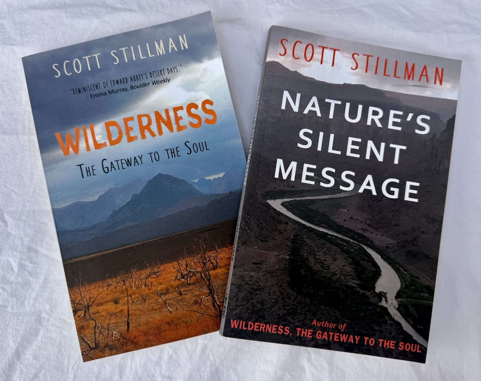 2 Scott Stillman Paperback Books Wilderness Gateway & Nature’s Silent Message