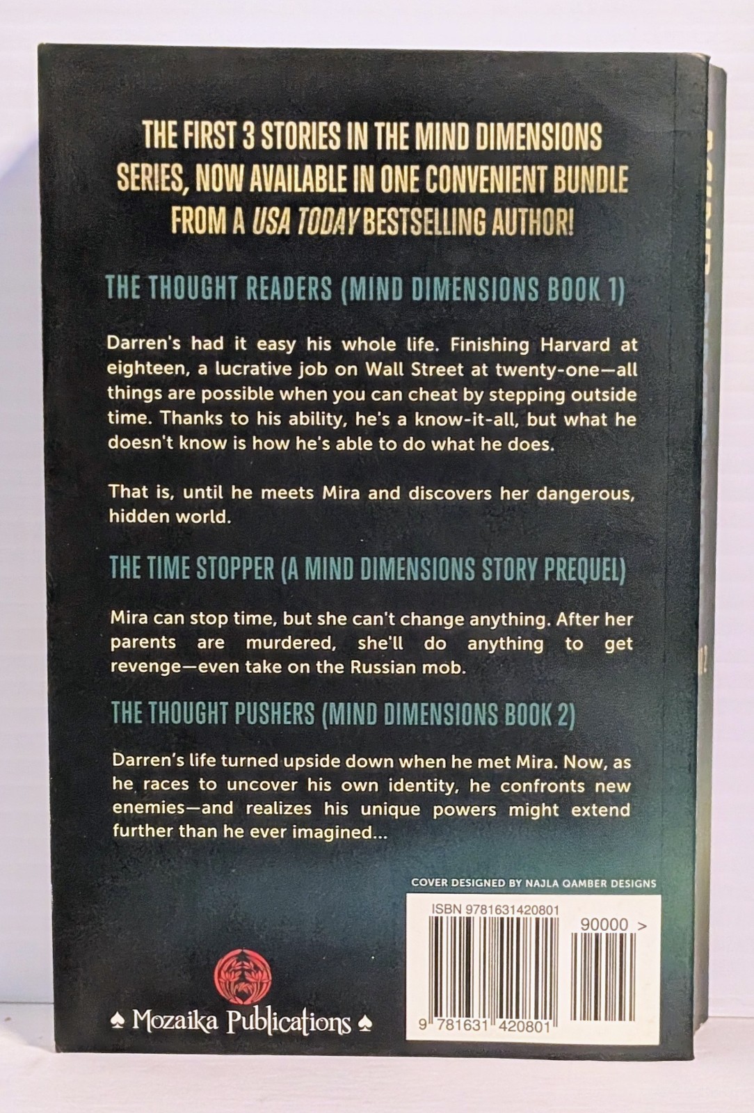 MIND DIMENSIONS Series Books 0, 1 & 2 by Dima Zales Sci Fi Psychic Powers