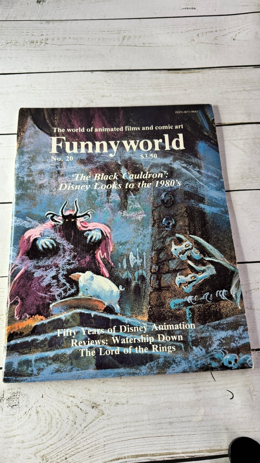 Funnyworld No. 20 Summer 1979 Disney Animation Comic Art Magazine Mike Barrier