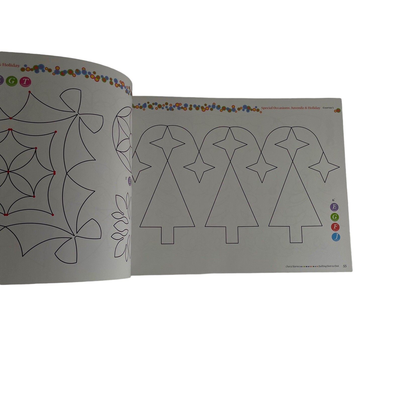 Lot 2 AQS Bundle: Quilting Dot-to-Dot, Adaptable Quilting Designs -DETAILS BELOW