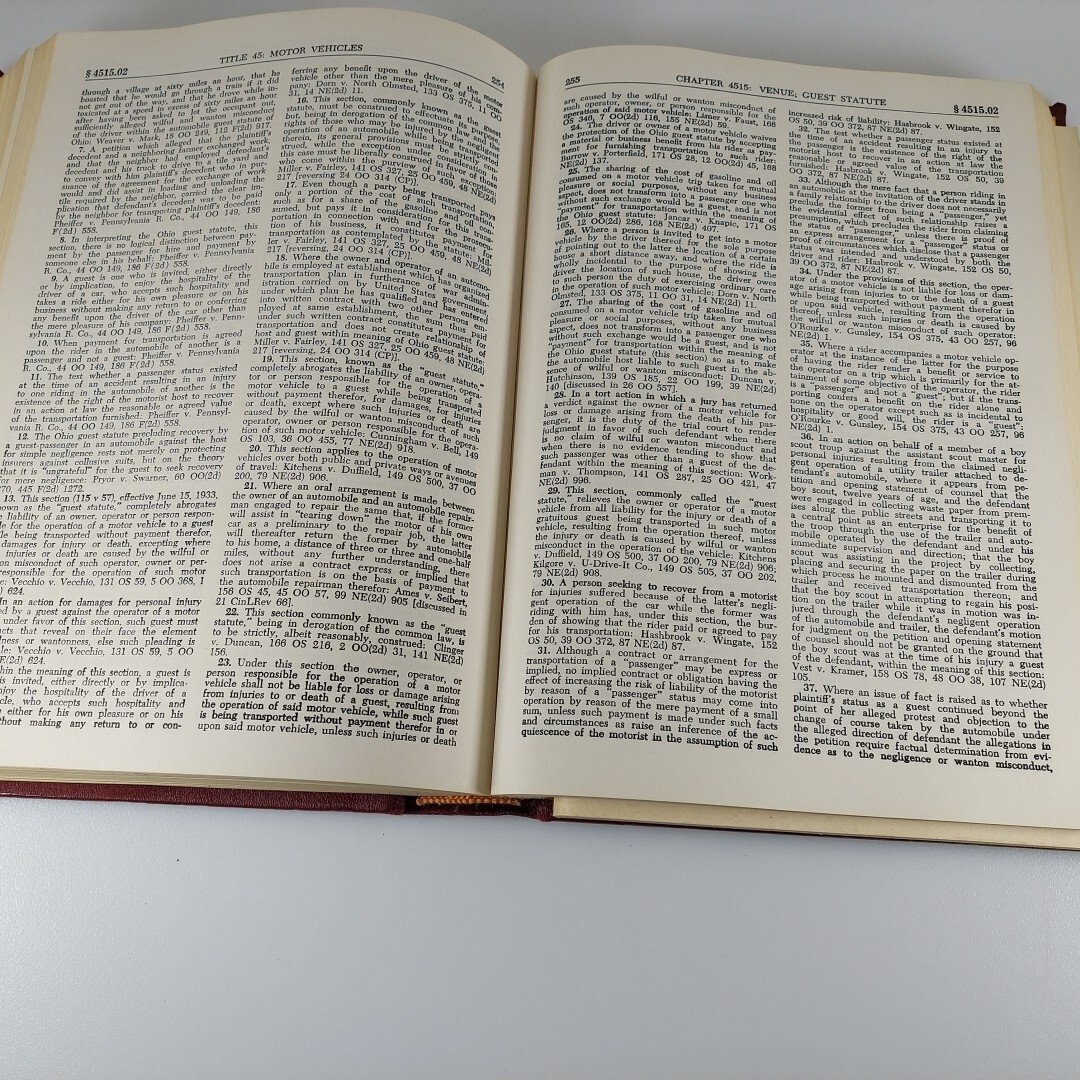 Page’s Ohio Revised Code Annotated Title 43 Liquor & 45 Motor, 1973 & 1981 Supp