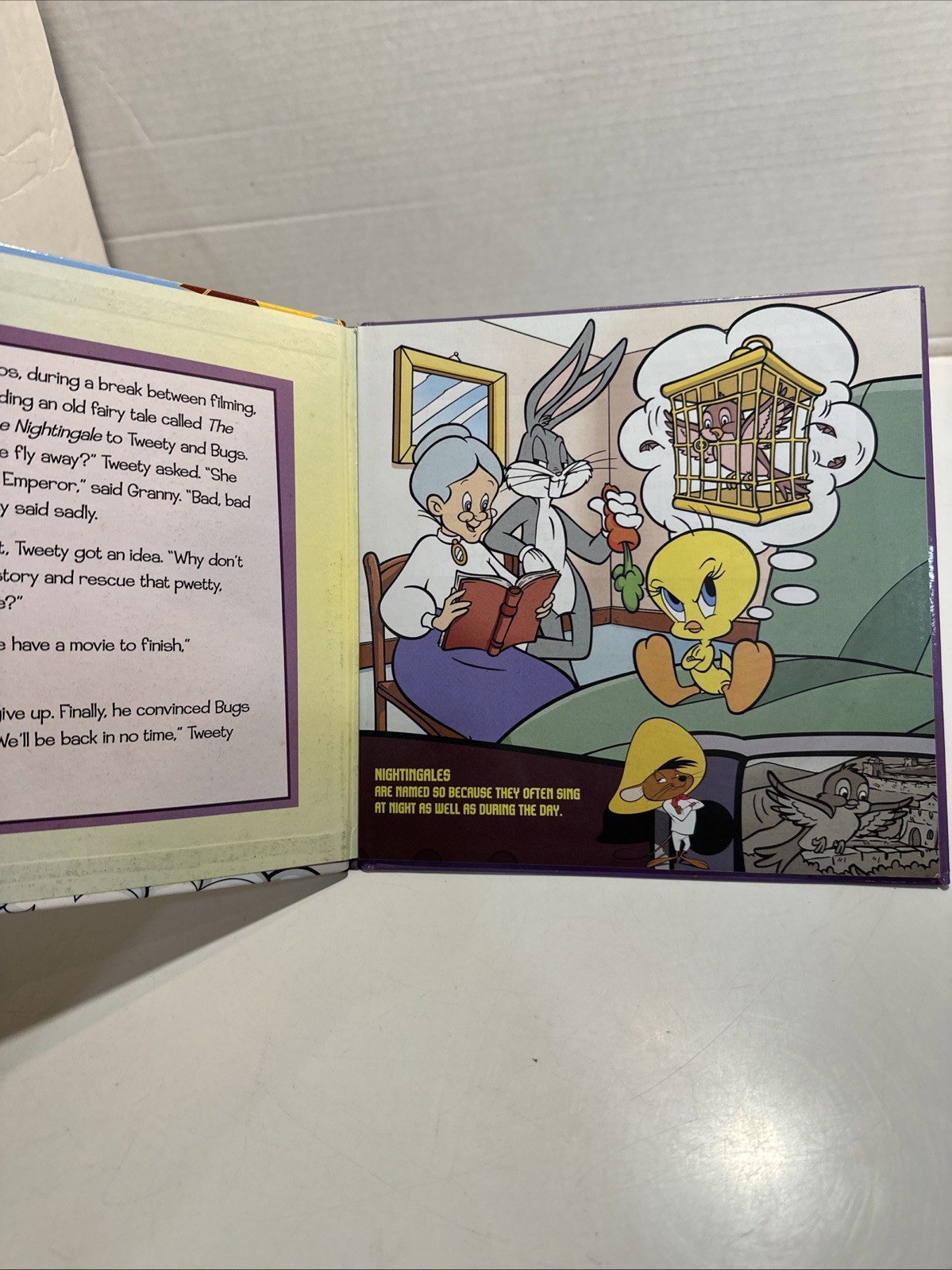 2010 Looney Tunes Storybook Off the Wall Bugs Bunny & Tweety, HC BOOK
