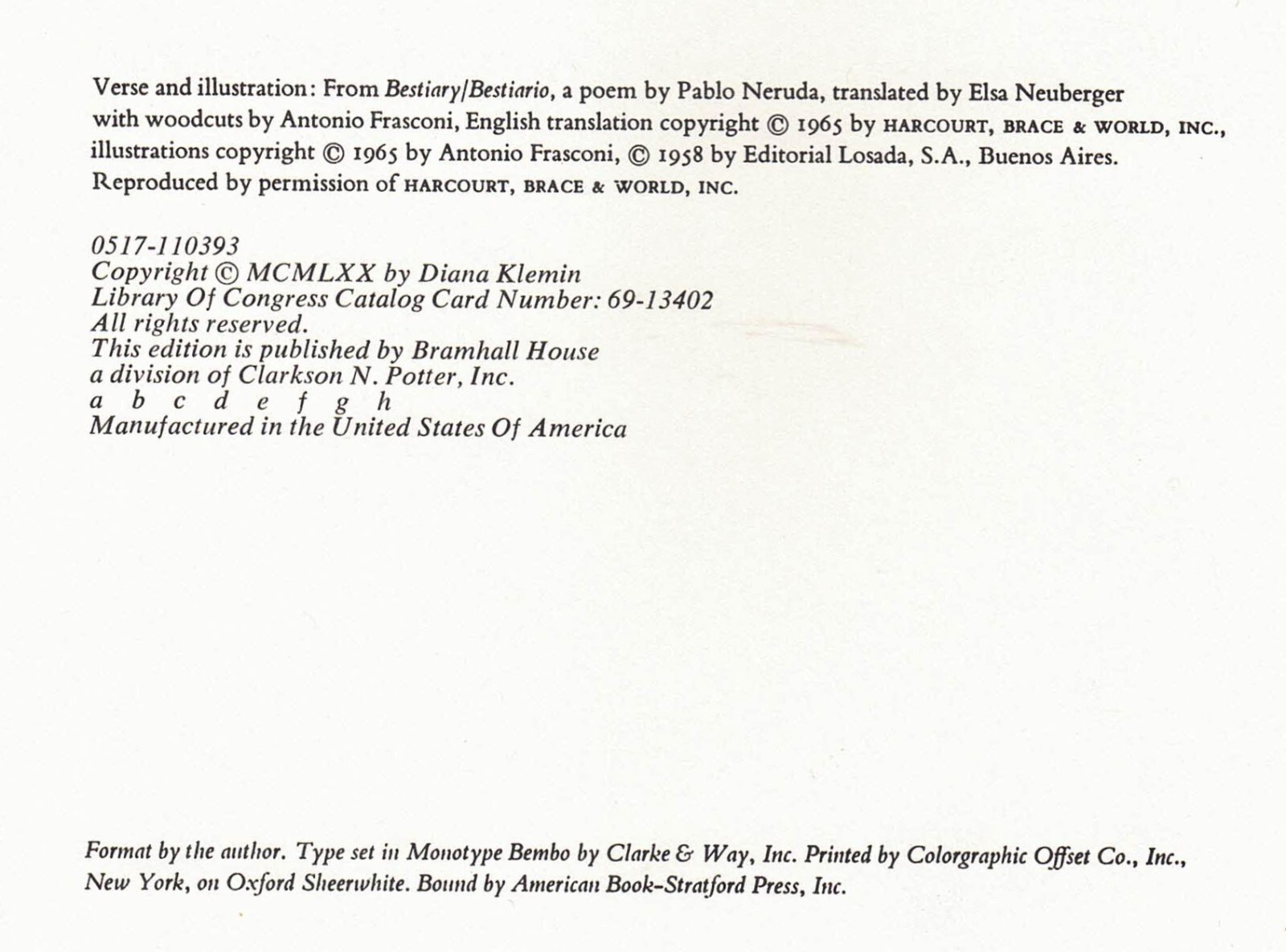 The Illustrated Book, Arts and Craft copyright 1965, 159 Pages, by Diana Klemin