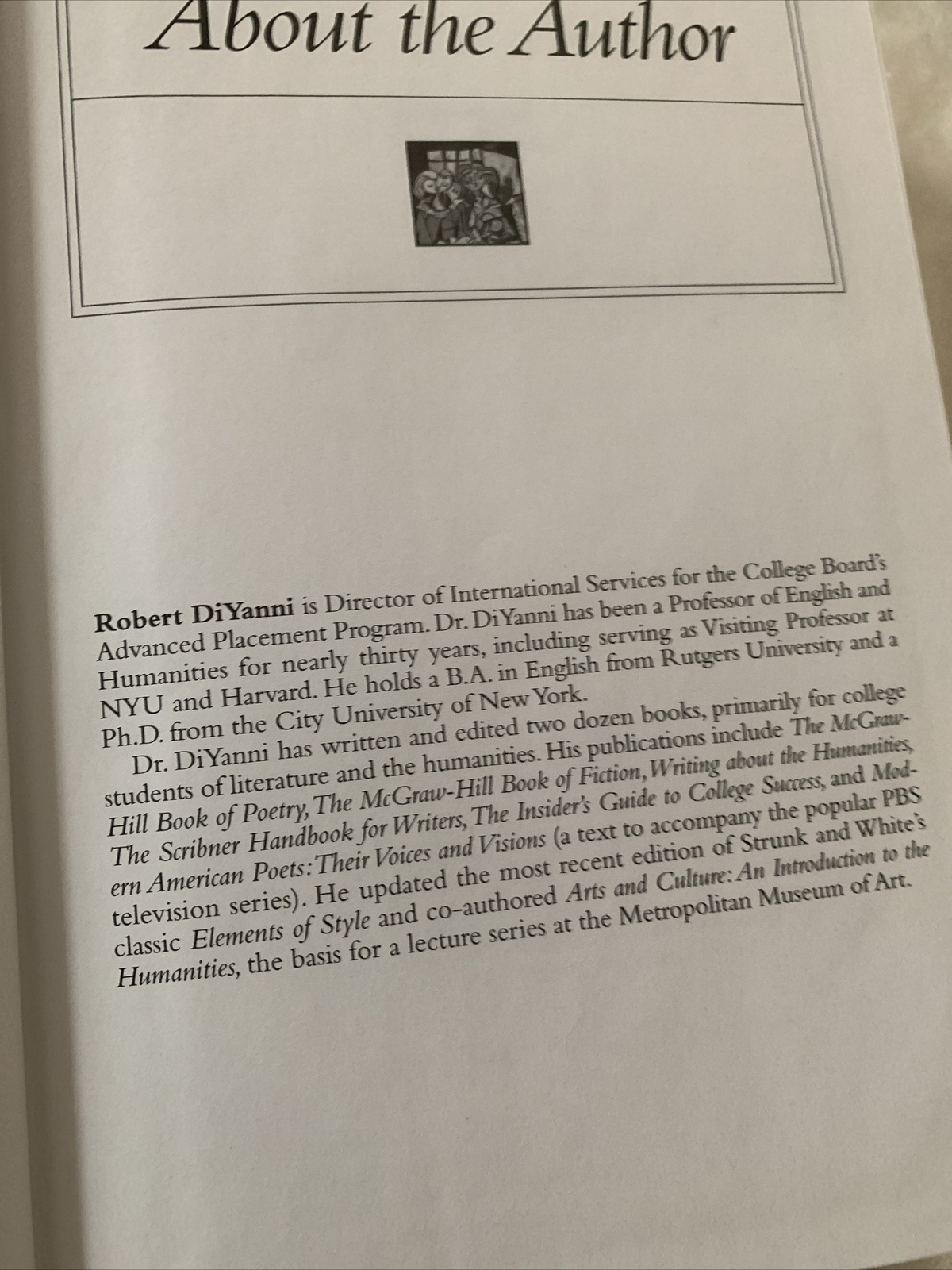 Literature Reading Fiction, Poetry and Drama 5th edition Roberty Diyanni
