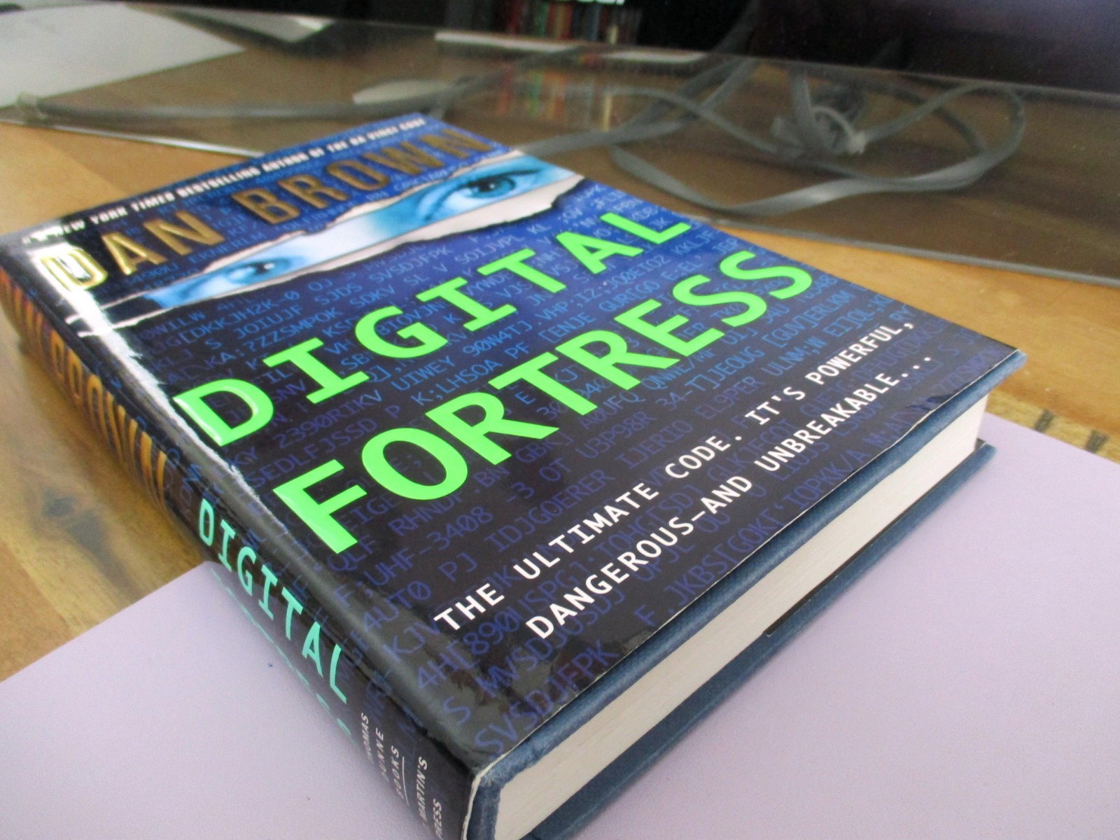 New “Digital Fortress” by Dan Brown, HB 1st Revised Ed full # line 2004, 374p