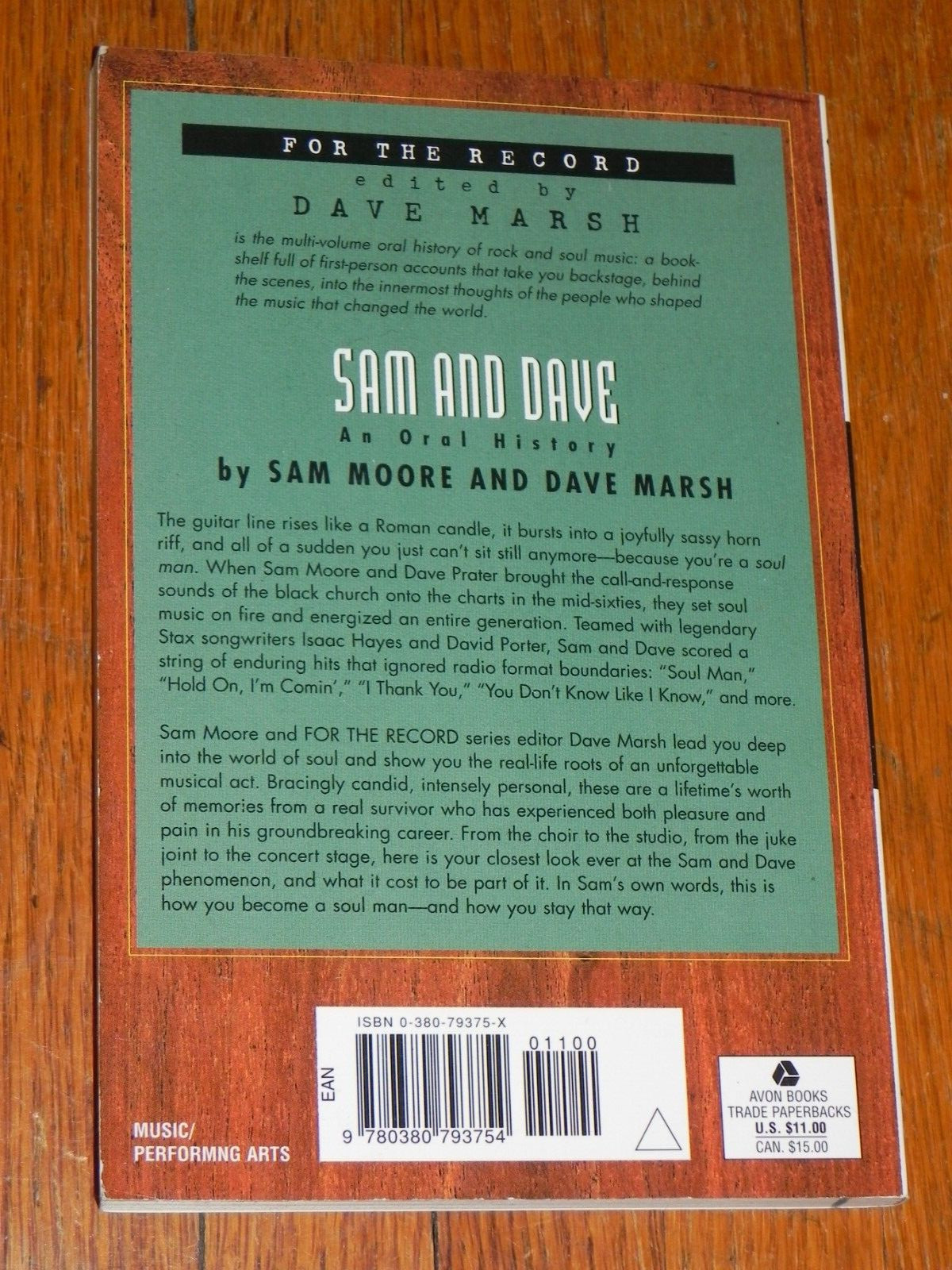 SIGNED Sam and Dave An Oral History SAM MOORE Stax Records Soul Man 1998 RARE