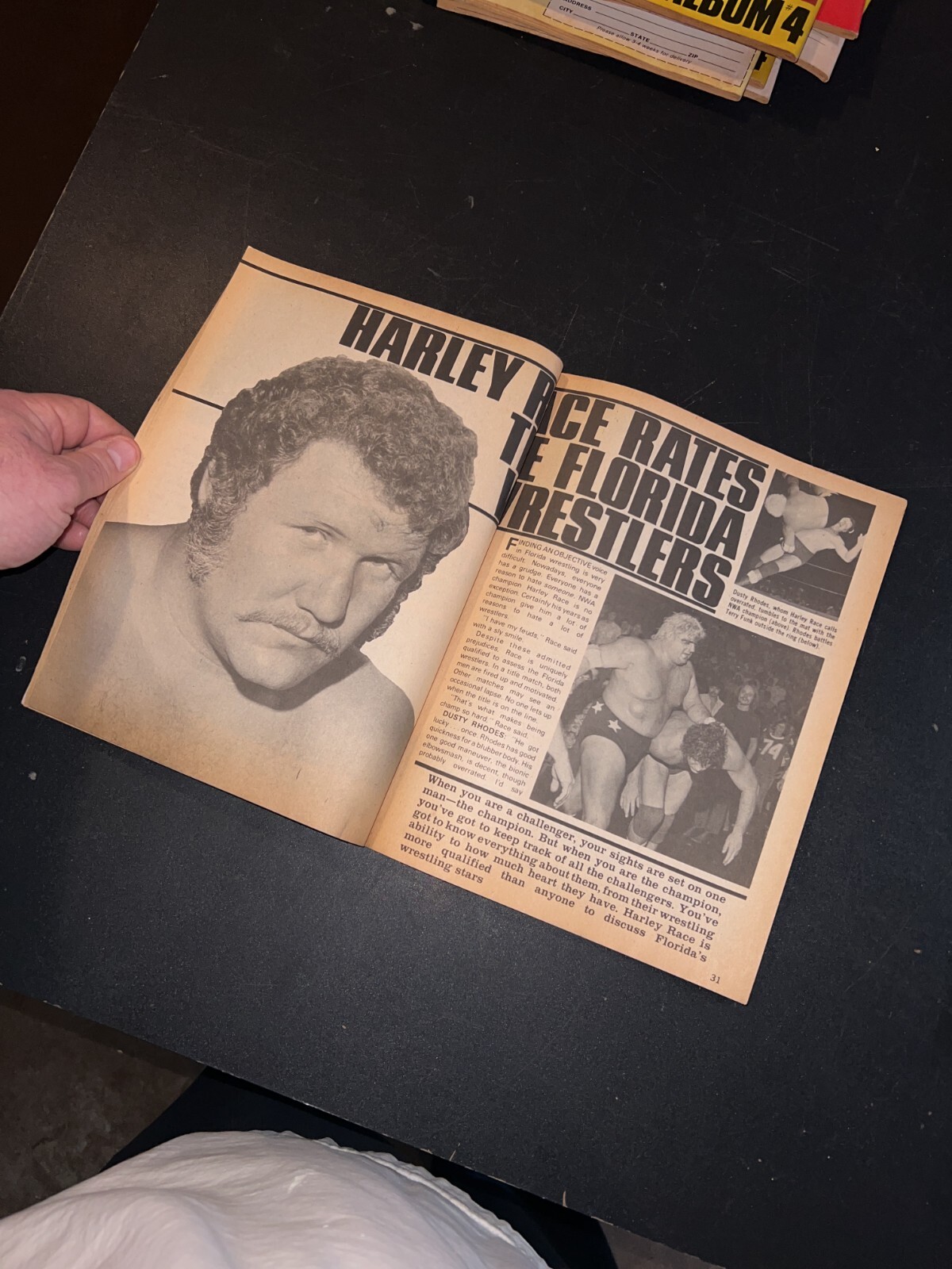 Sports Review Wrestling Magazine February 1980 Dusty Rhodes Cover NWA WWF WCCW