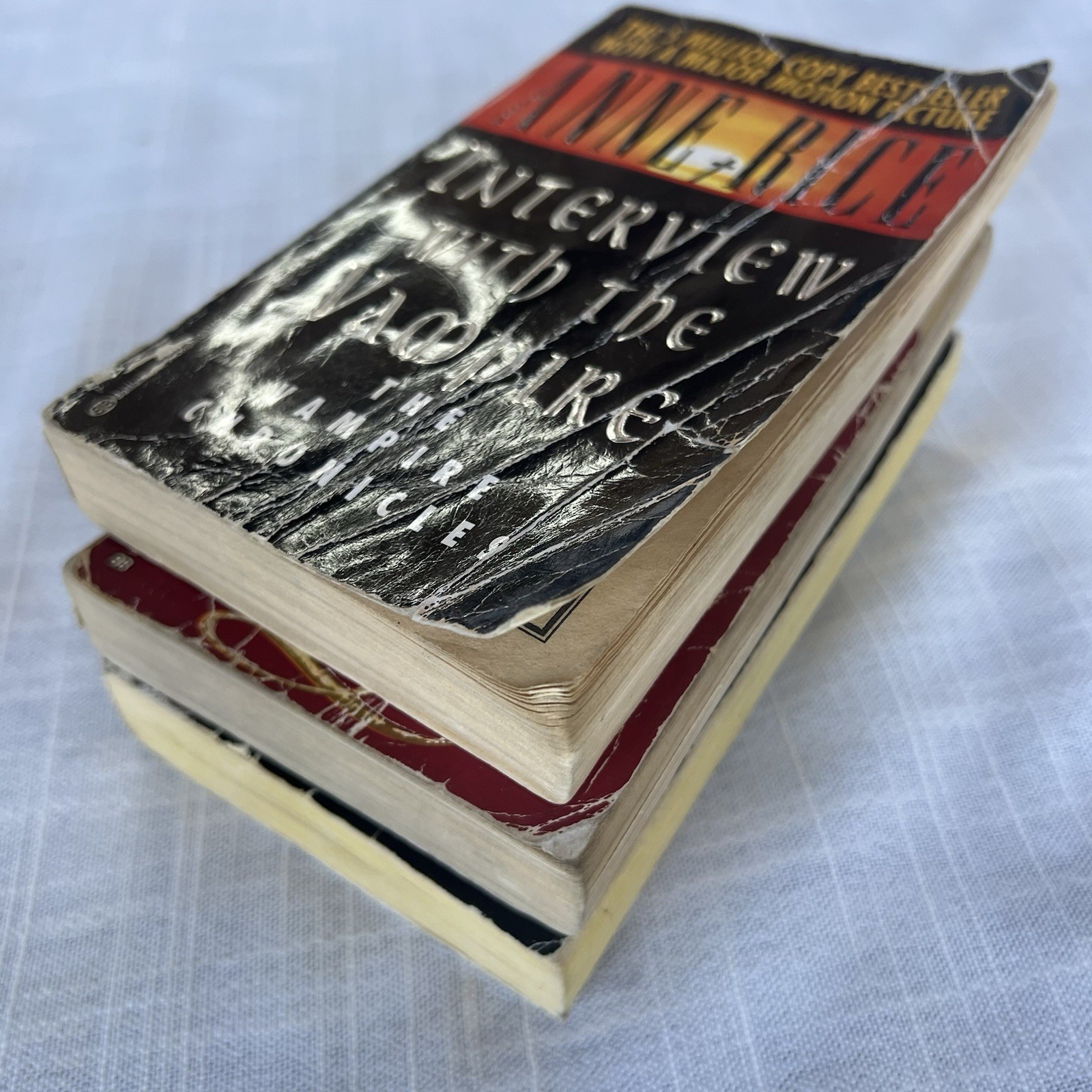 VAMPIRE CHRONICLES 1-3 Series Anne Rice Vtg Paperback Interview Lestat Queen Set