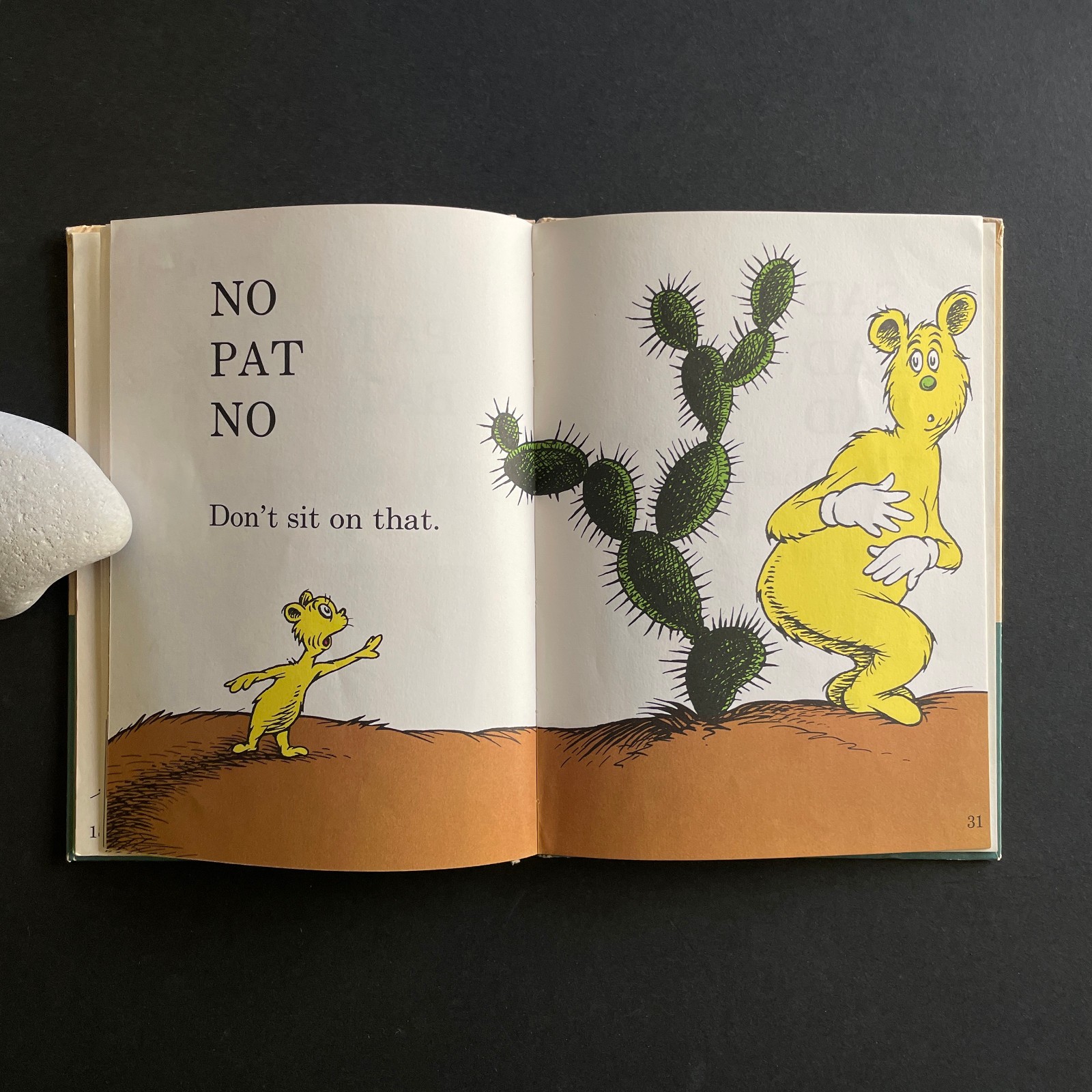Hop On Pop • Dr. Seuss • Early Book Club Edition 1963 • Linen Hardcover