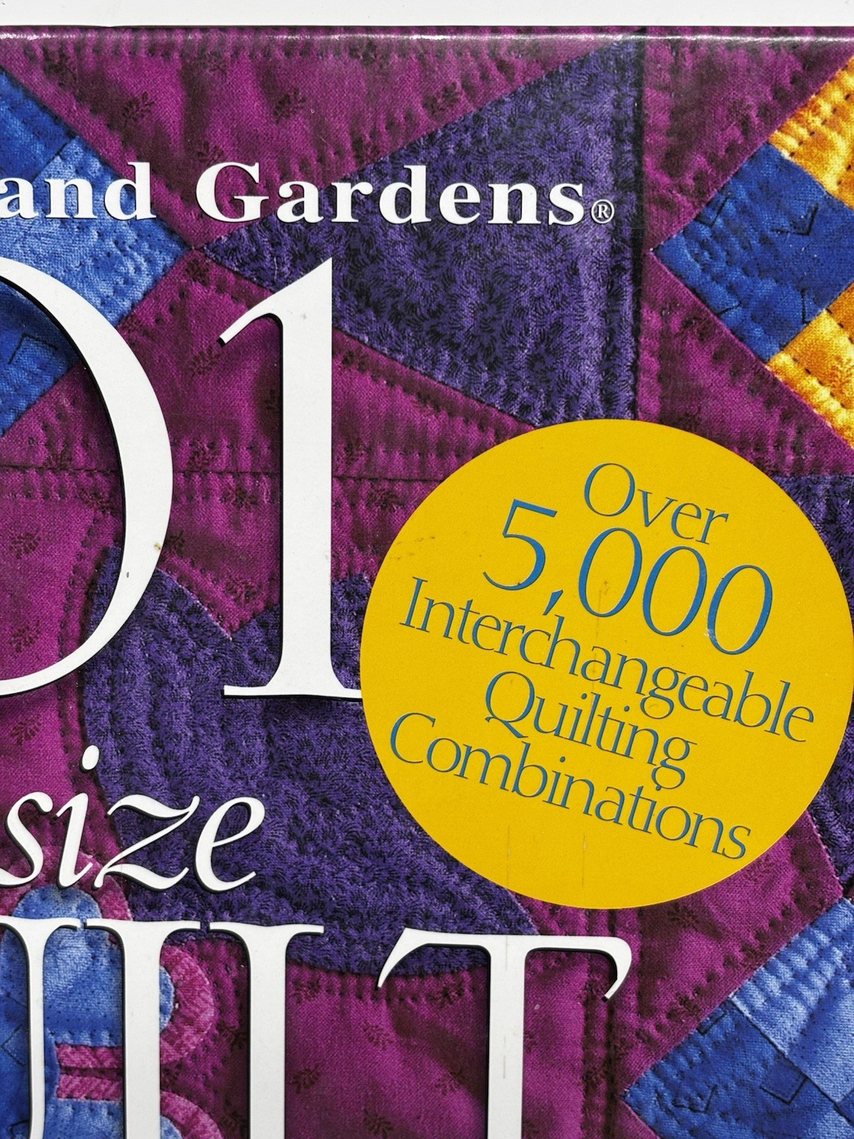 Better Homes & Gardens 101 full-size Quilt Blocks & Borders HC Spiral VTG 216 pg