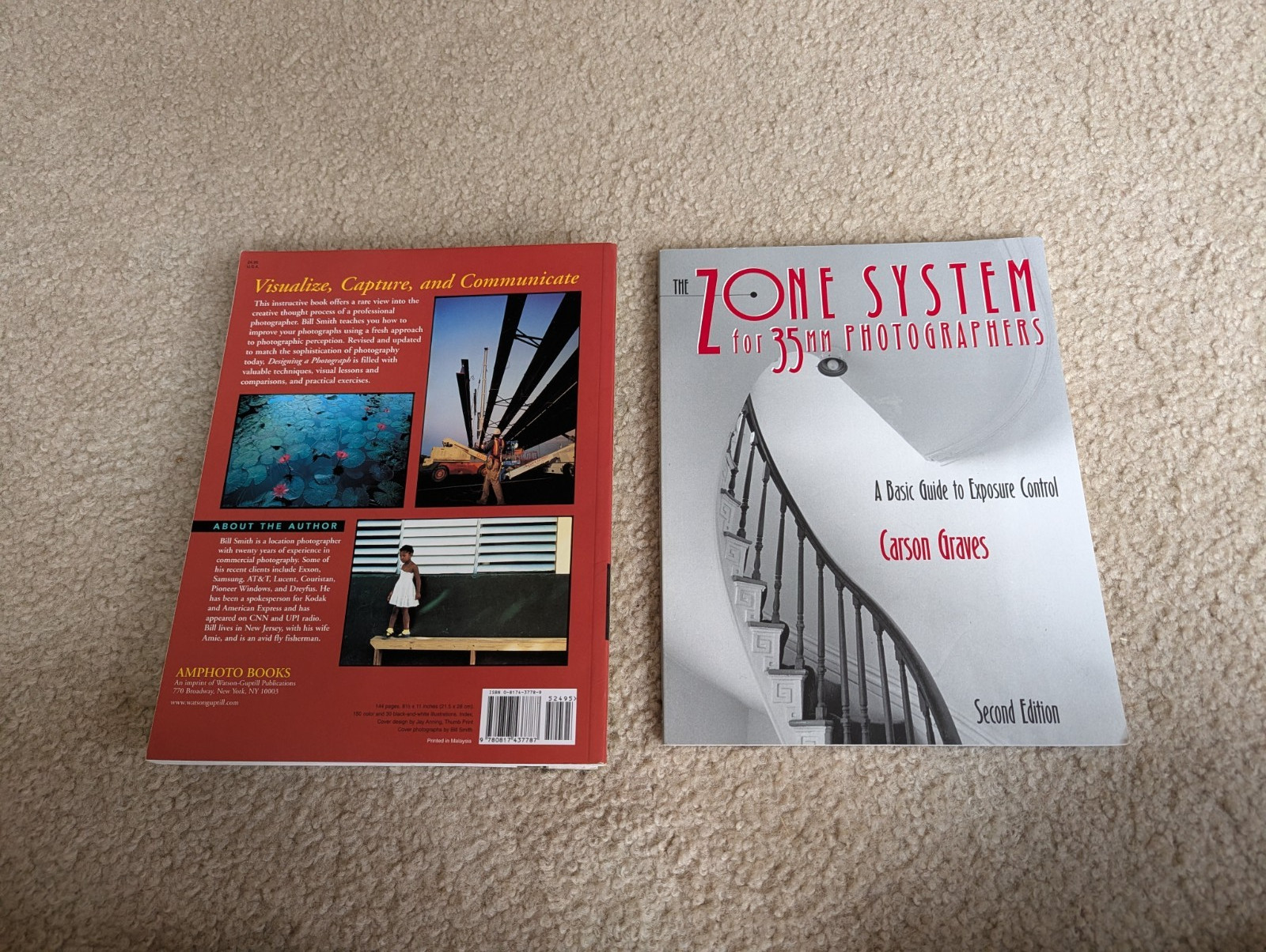 Lot of 4 Photography Books: Filters ~ Exposure ~ Zone System ~ Designing a Photo