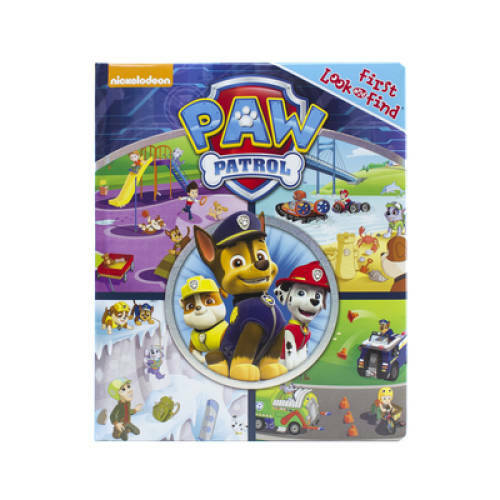Nickelodeon Paw Patrol First Look and FindÂ® – Board book By PI Kids – GOOD