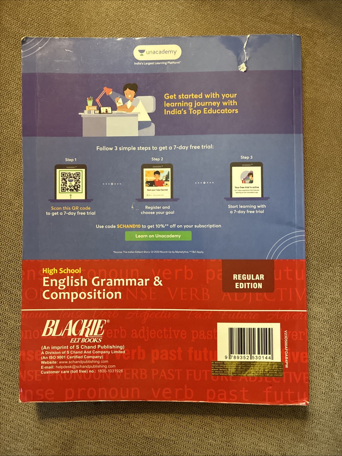 Wren & Martin High School English Grammar (Regular Edition) 9789352530144