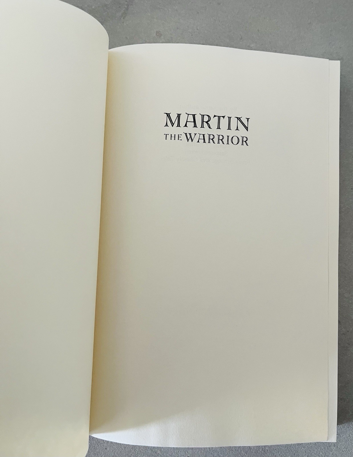 Martin The Warrior by Brian Jacques 1994 Hardcover American 2nd print HC/DJ